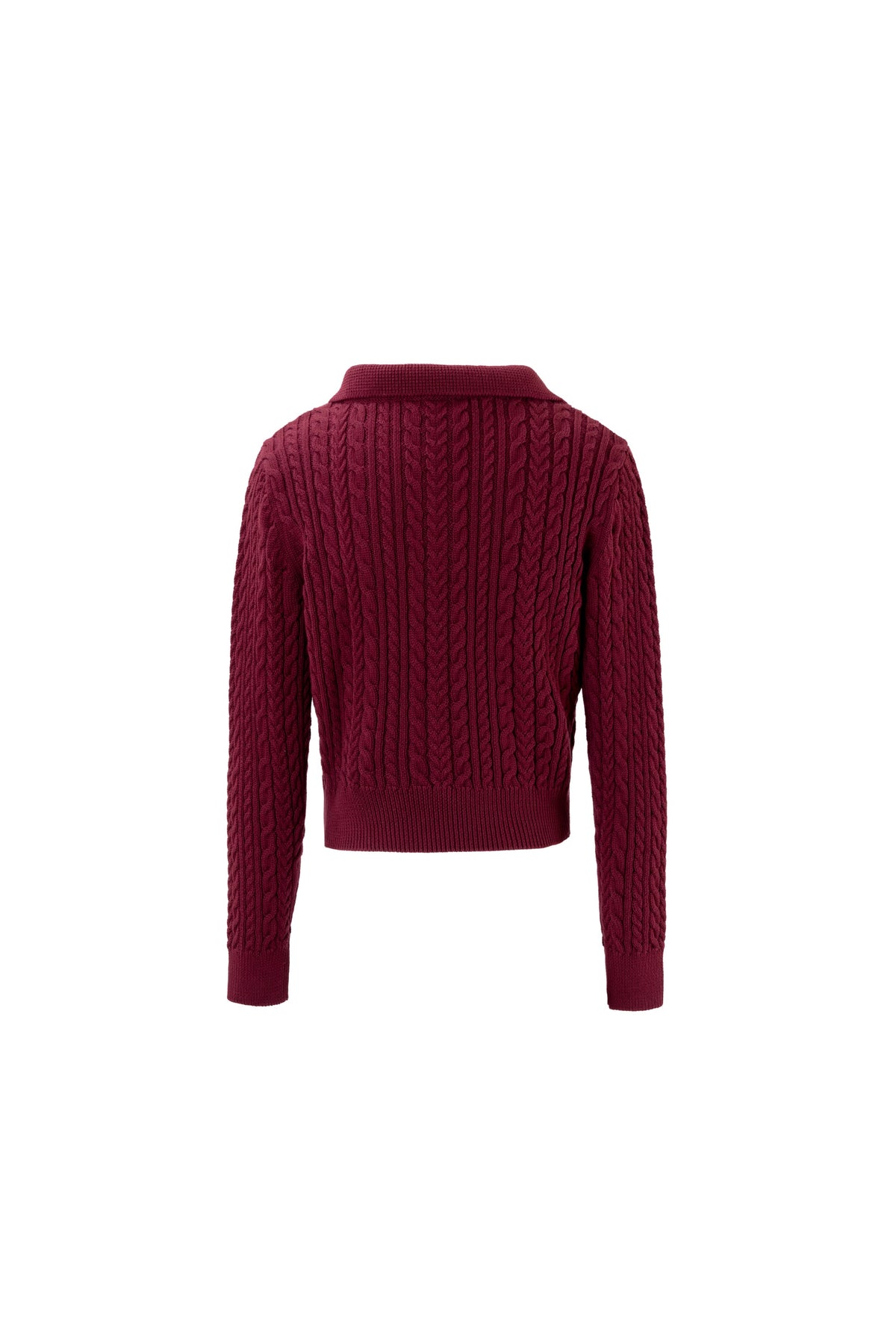 Crimson Embellished Sweater
