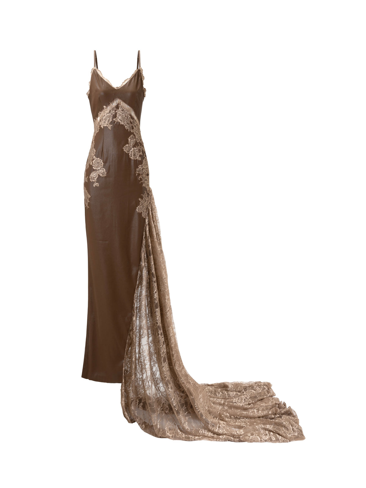 Antique Rose Mocha Slip Dress
