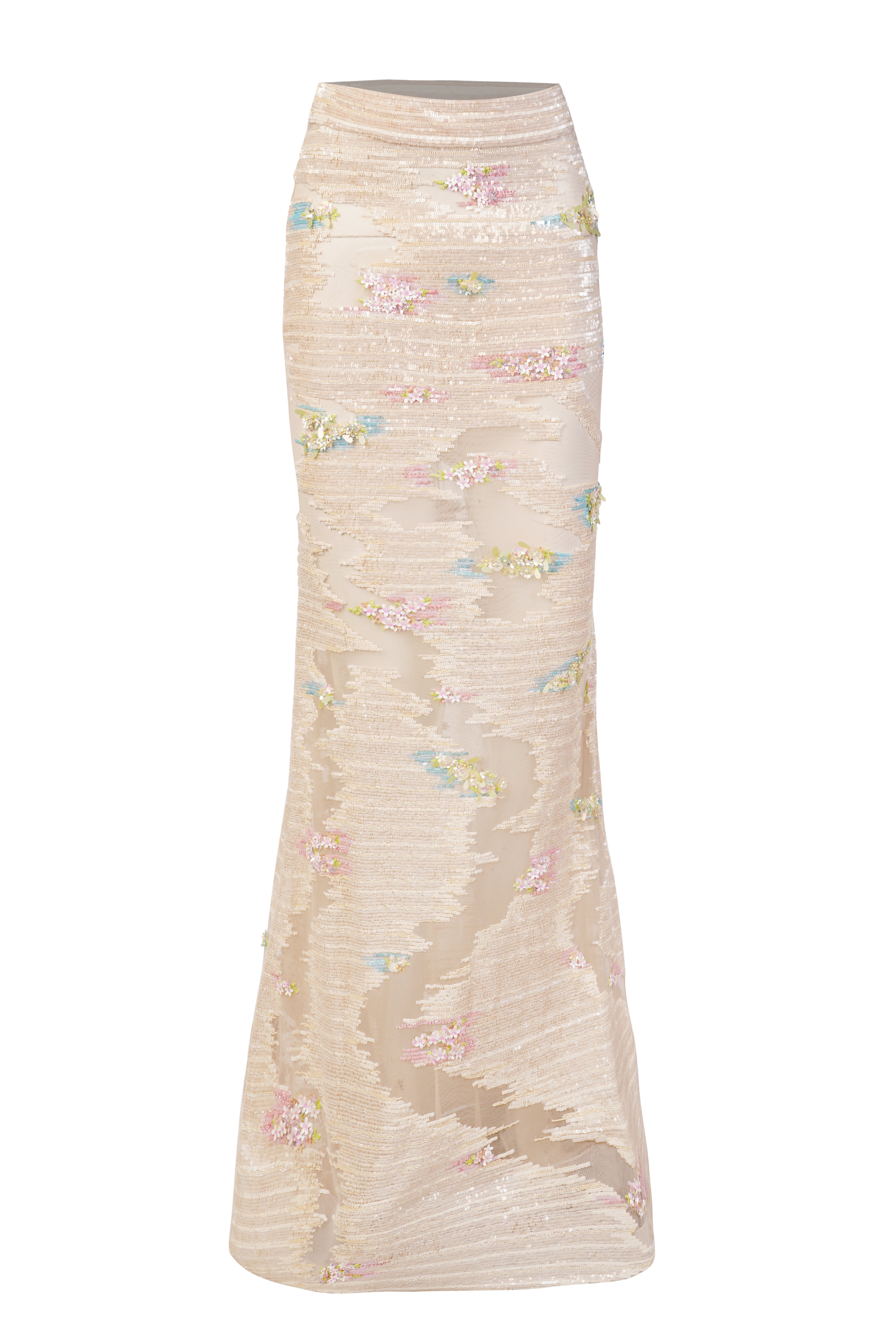 Terra Whispering Blooms Embroidered Skirt