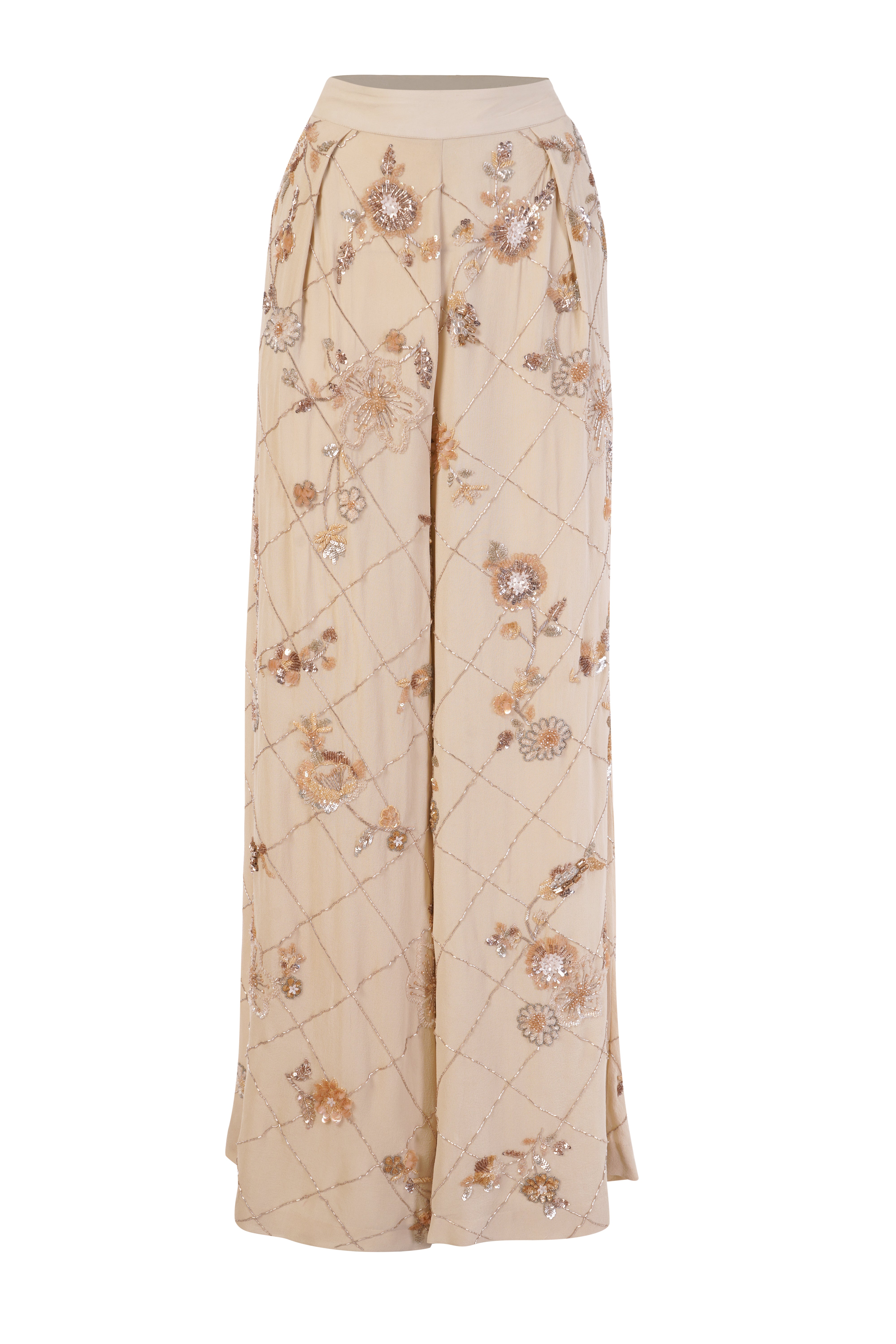 Pearl Fleur Embroidered Pants