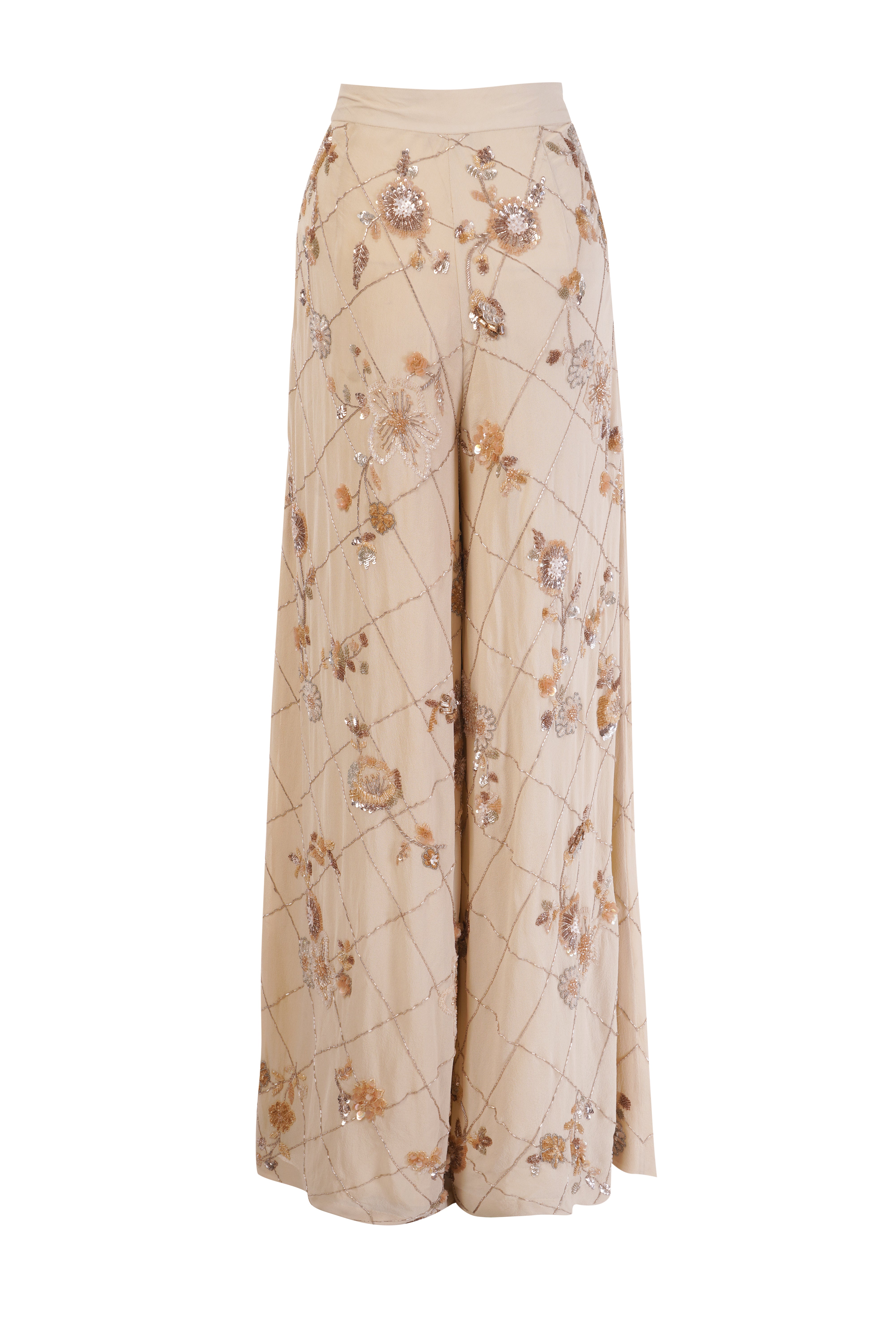 Pearl Fleur Embroidered Pants