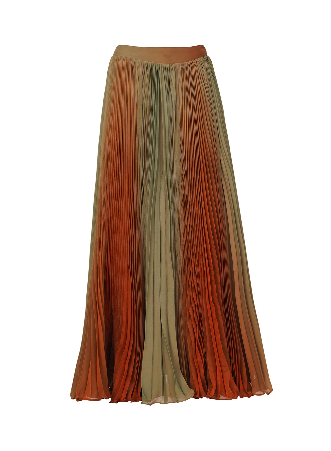 Tulay Pleated Ombre Skirt