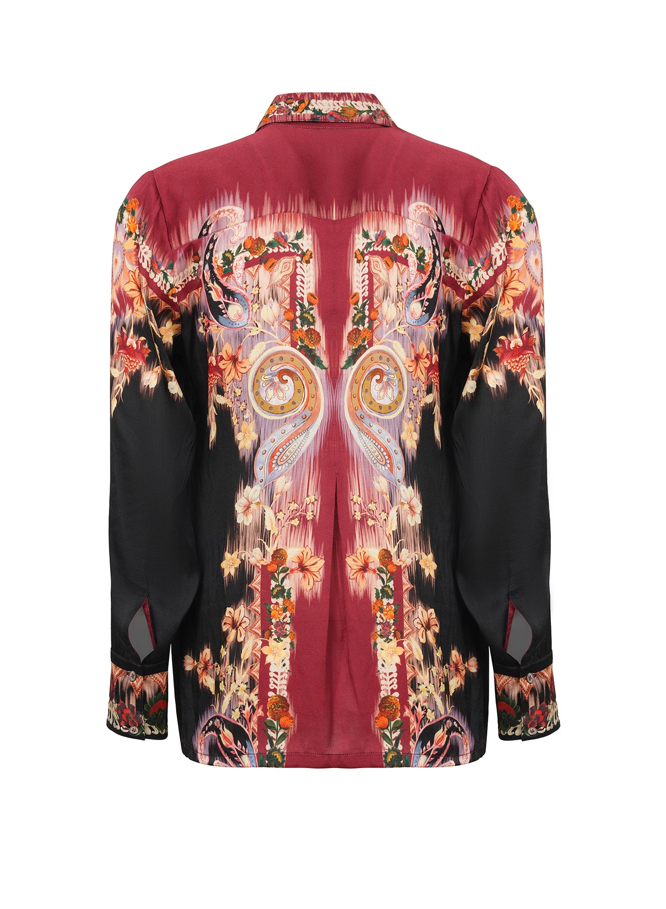 Meaghan Printed Silk Shirt