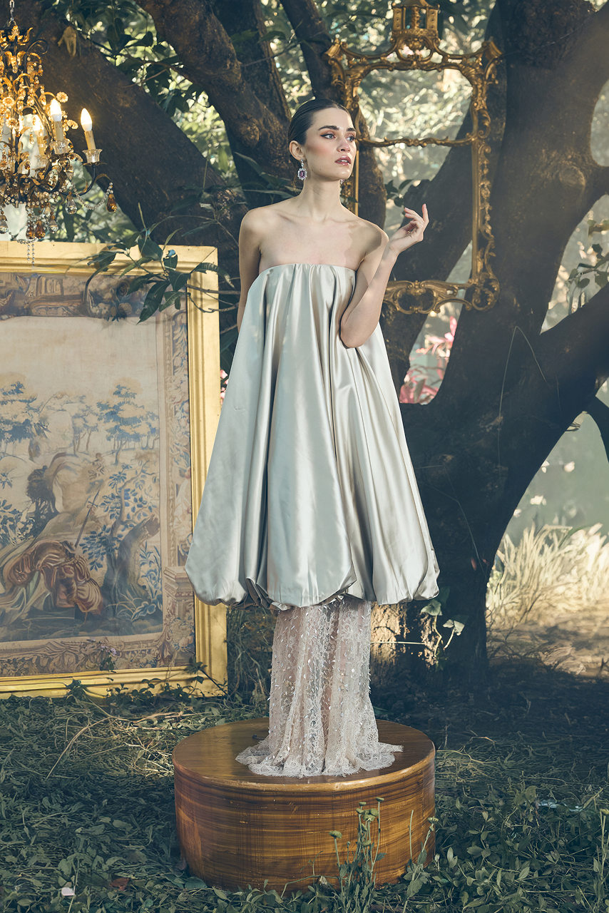 Champagne Lace Gown