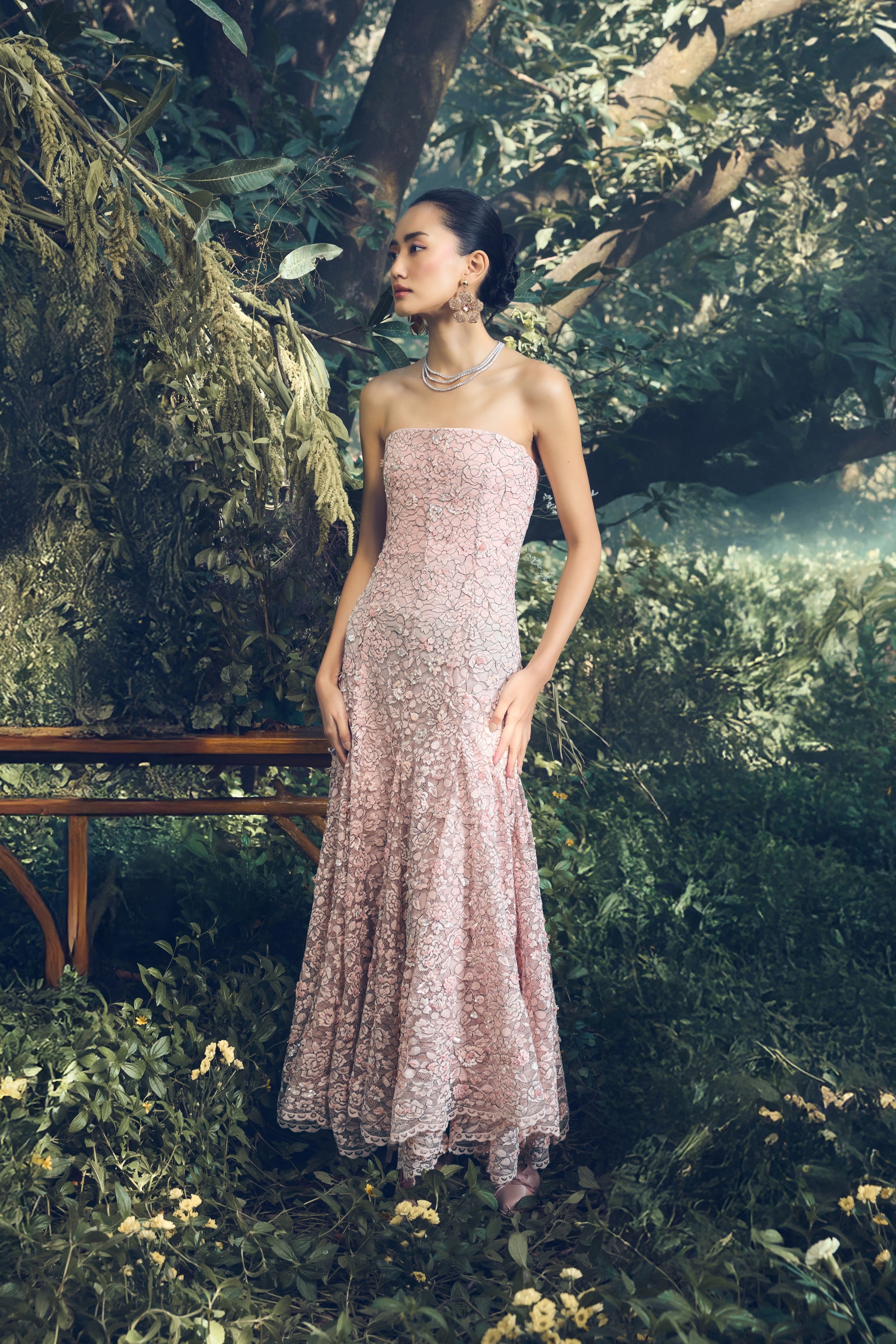 Ballet Rose Midi Dress