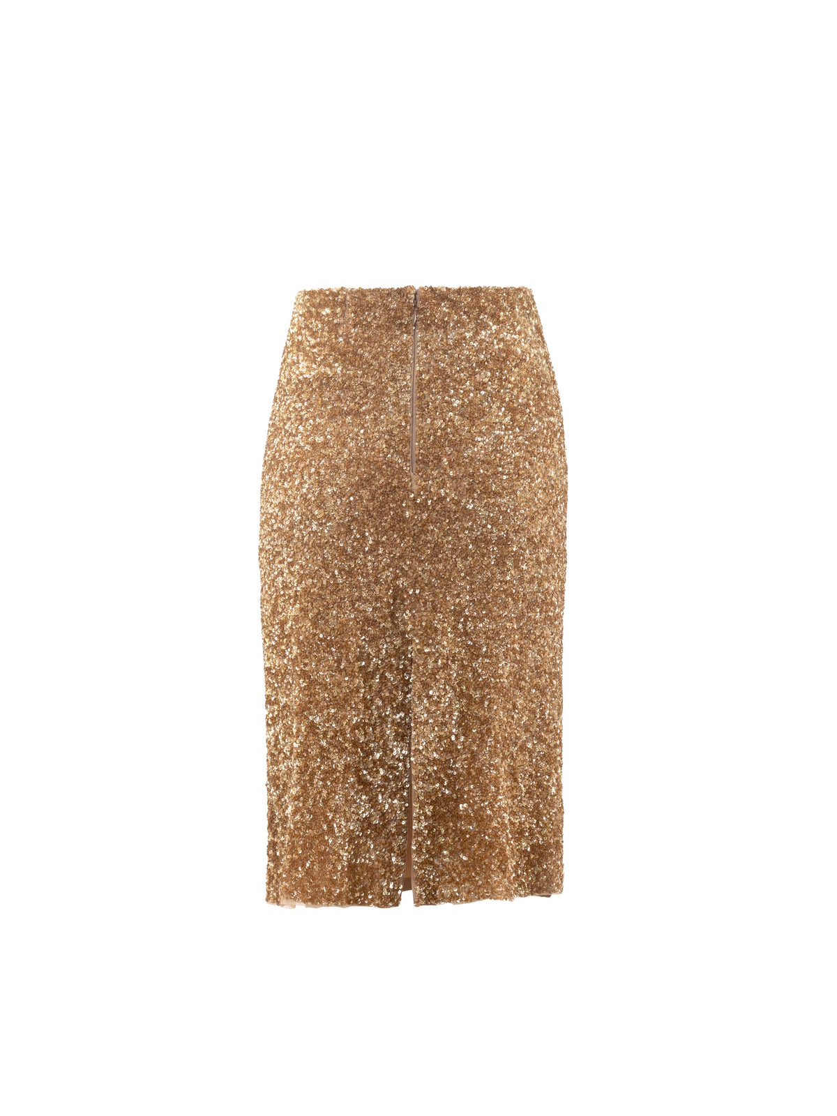 Soft Bronze Embellished Skirt