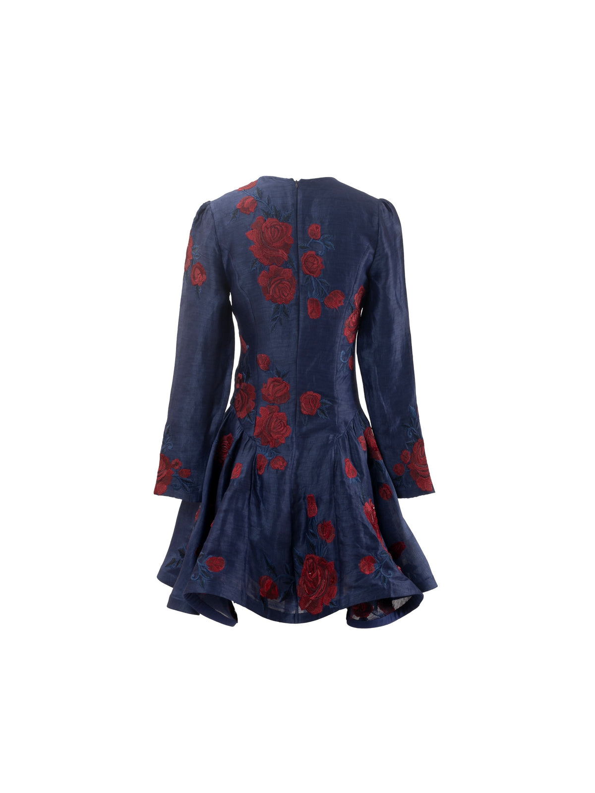 Rosé Embroidered Mini Dress