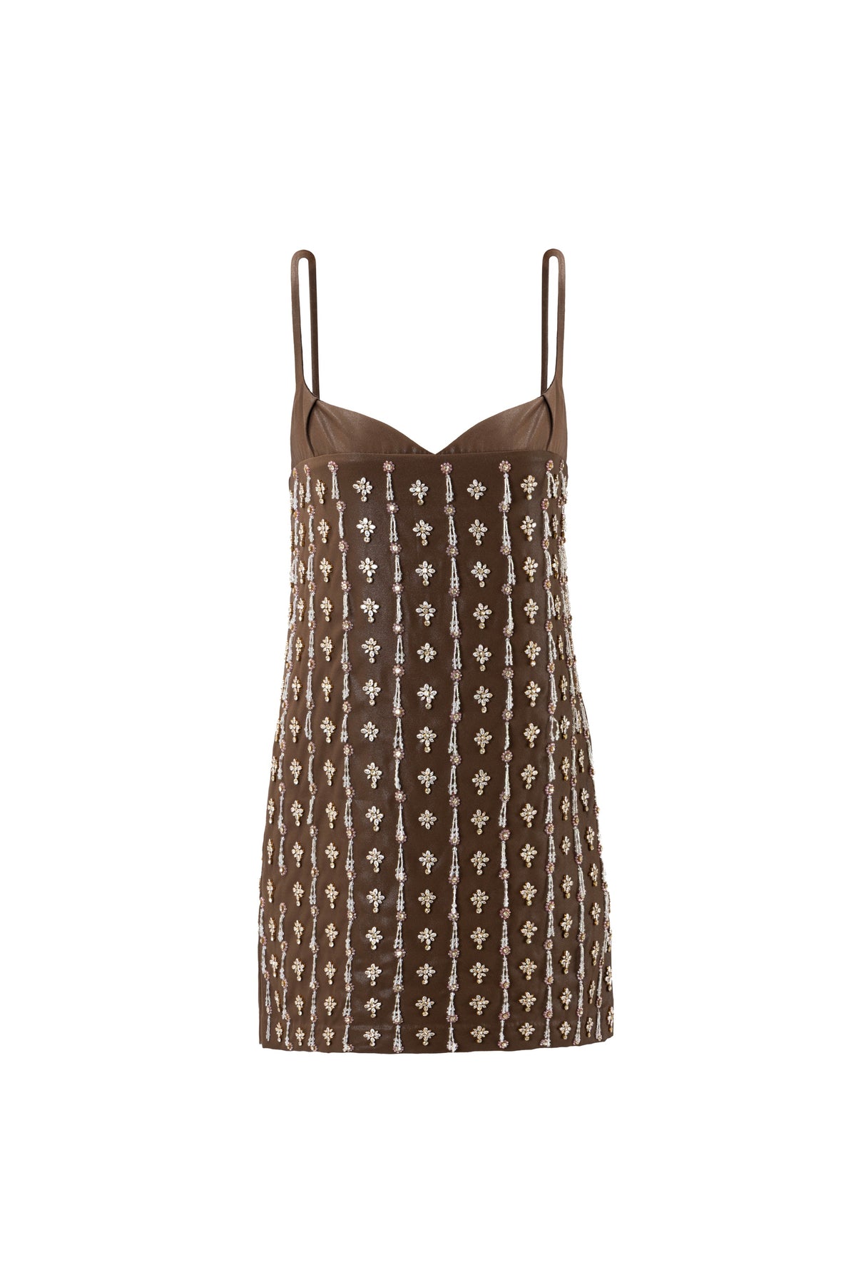 Night Siren Brown Mini Dress