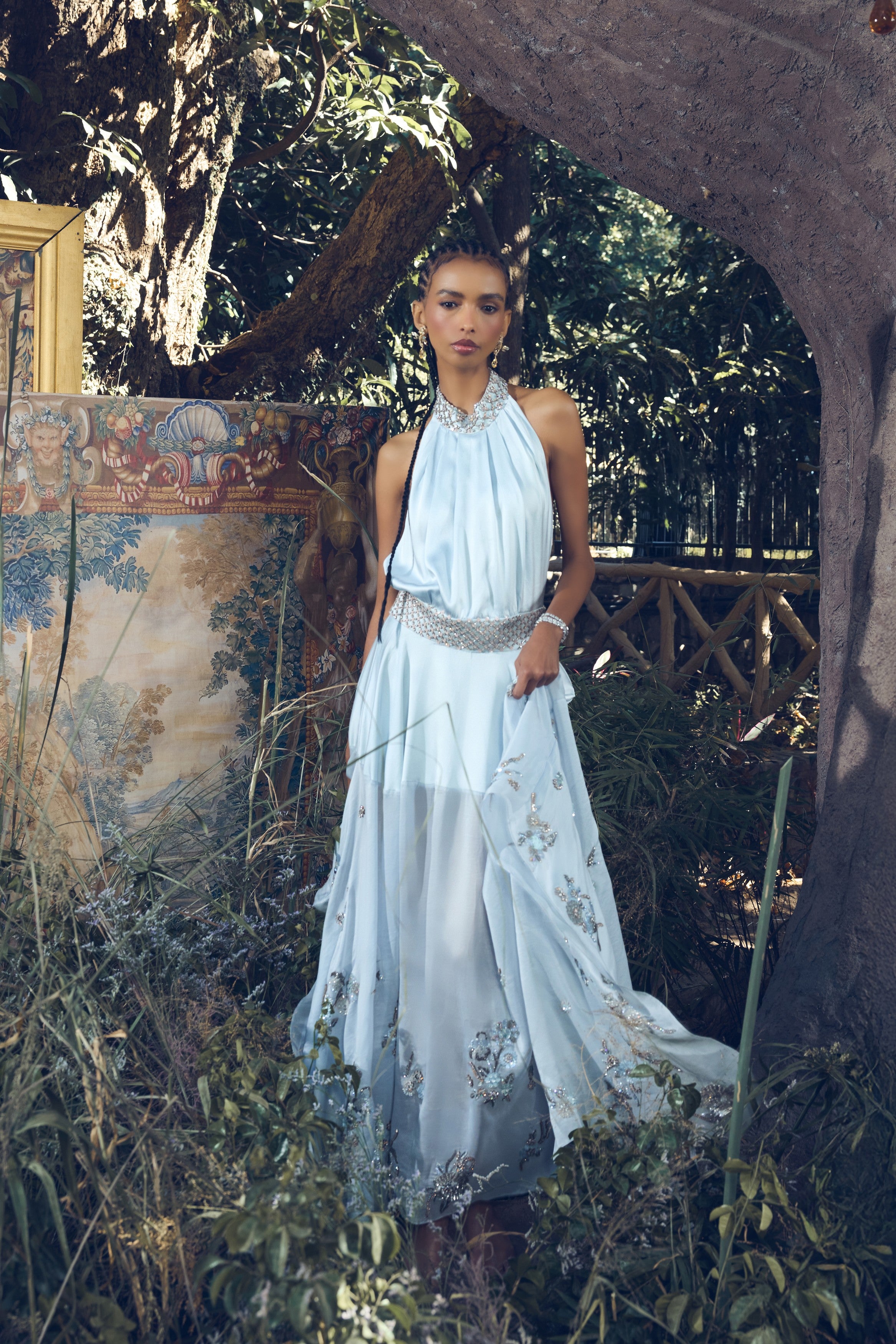 Cerulean Diamond Dust Dress