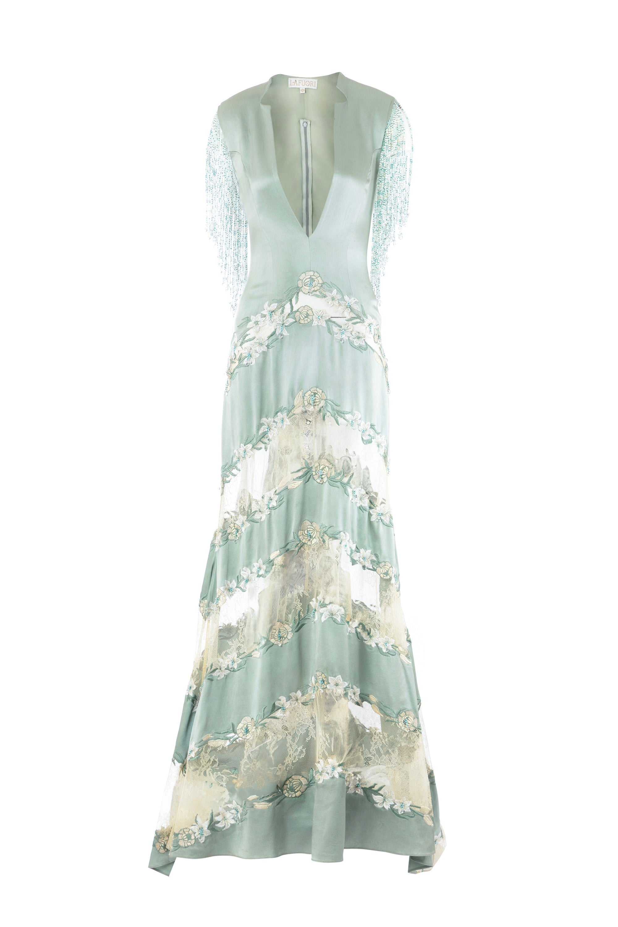 Sage Bloom Reverie Gown