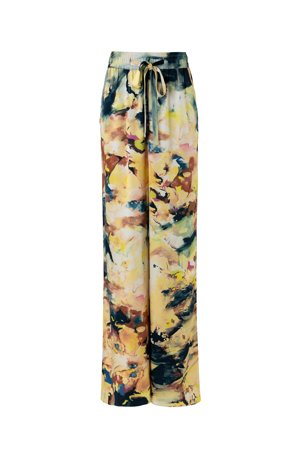 Peach Mist Silk Pants