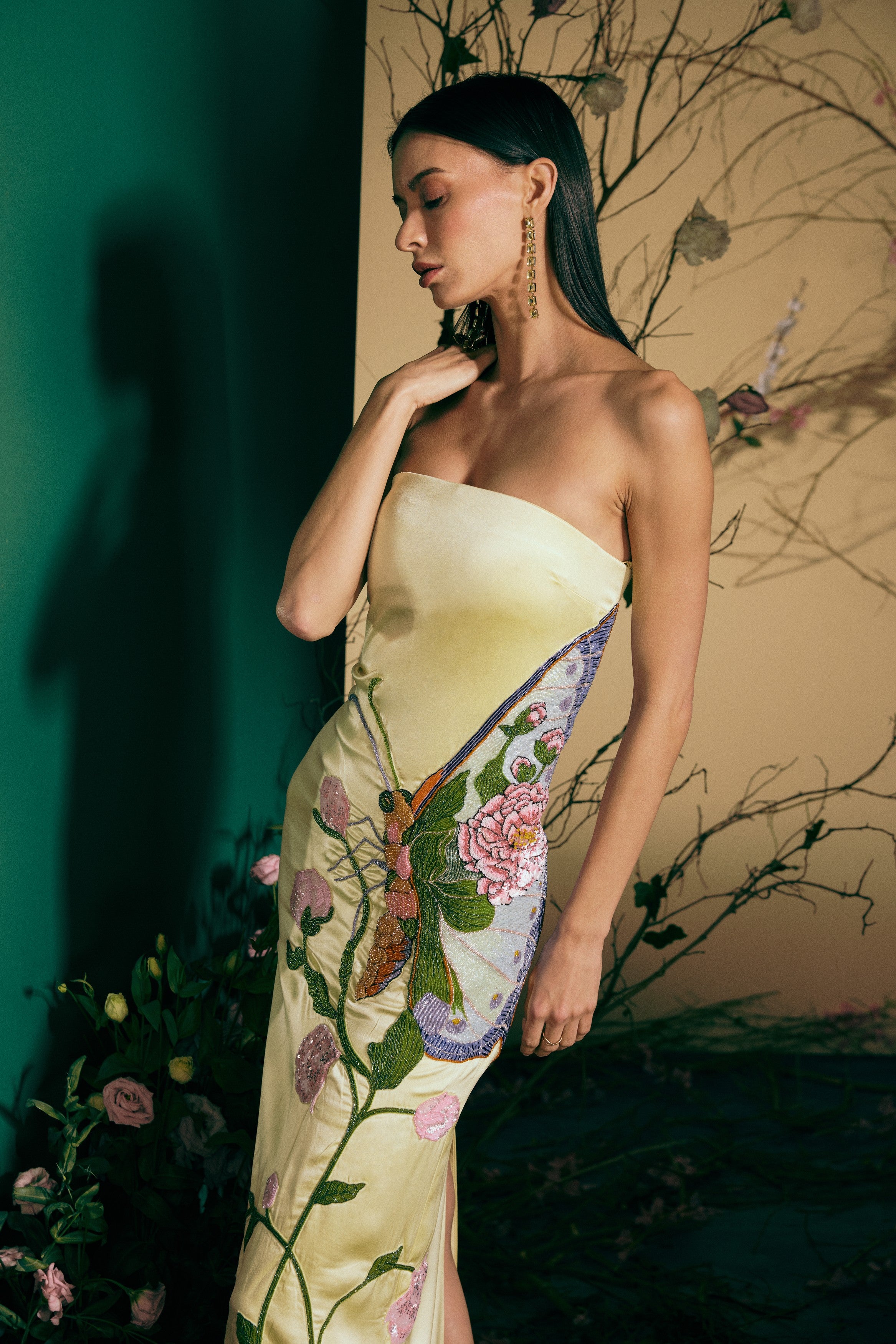 Whispering Wings Tapestry Dress