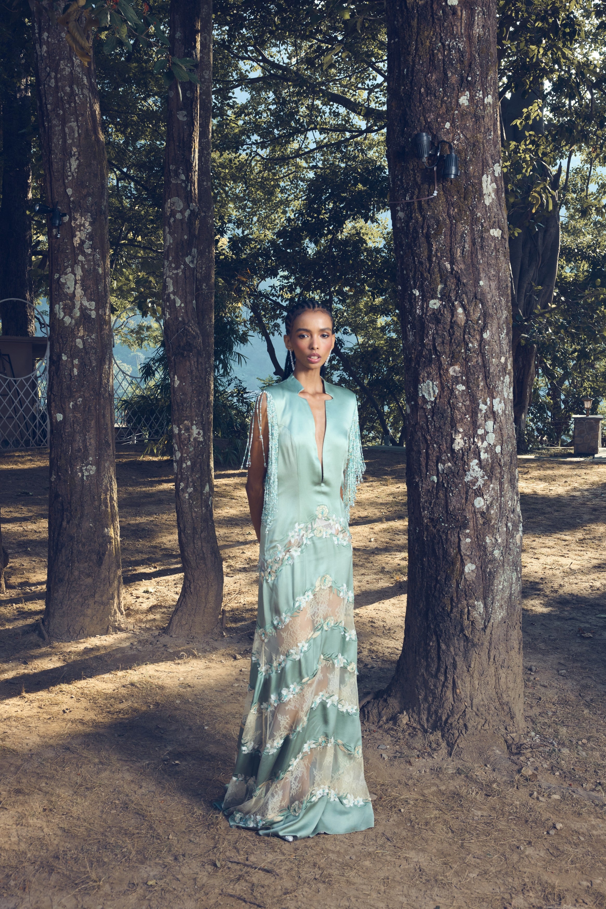 Sage Bloom Reverie Gown