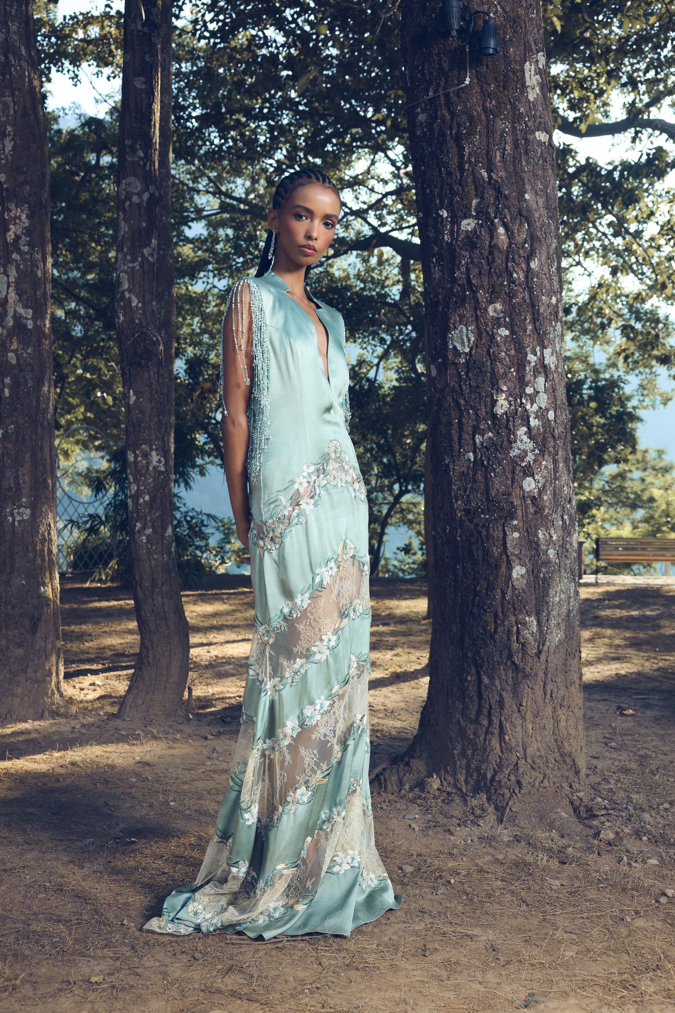 Sage Bloom Reverie Gown