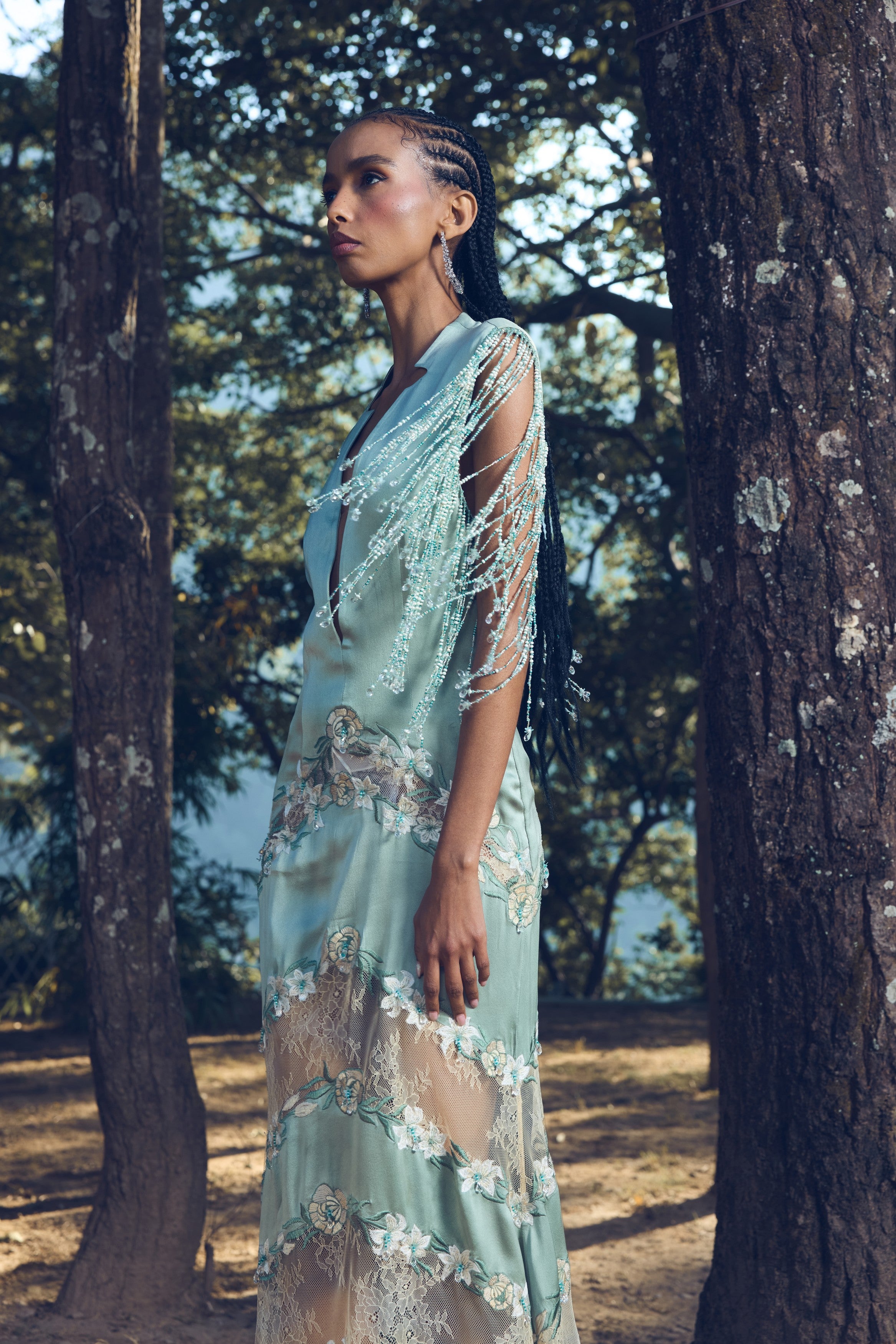 Sage Bloom Reverie Gown