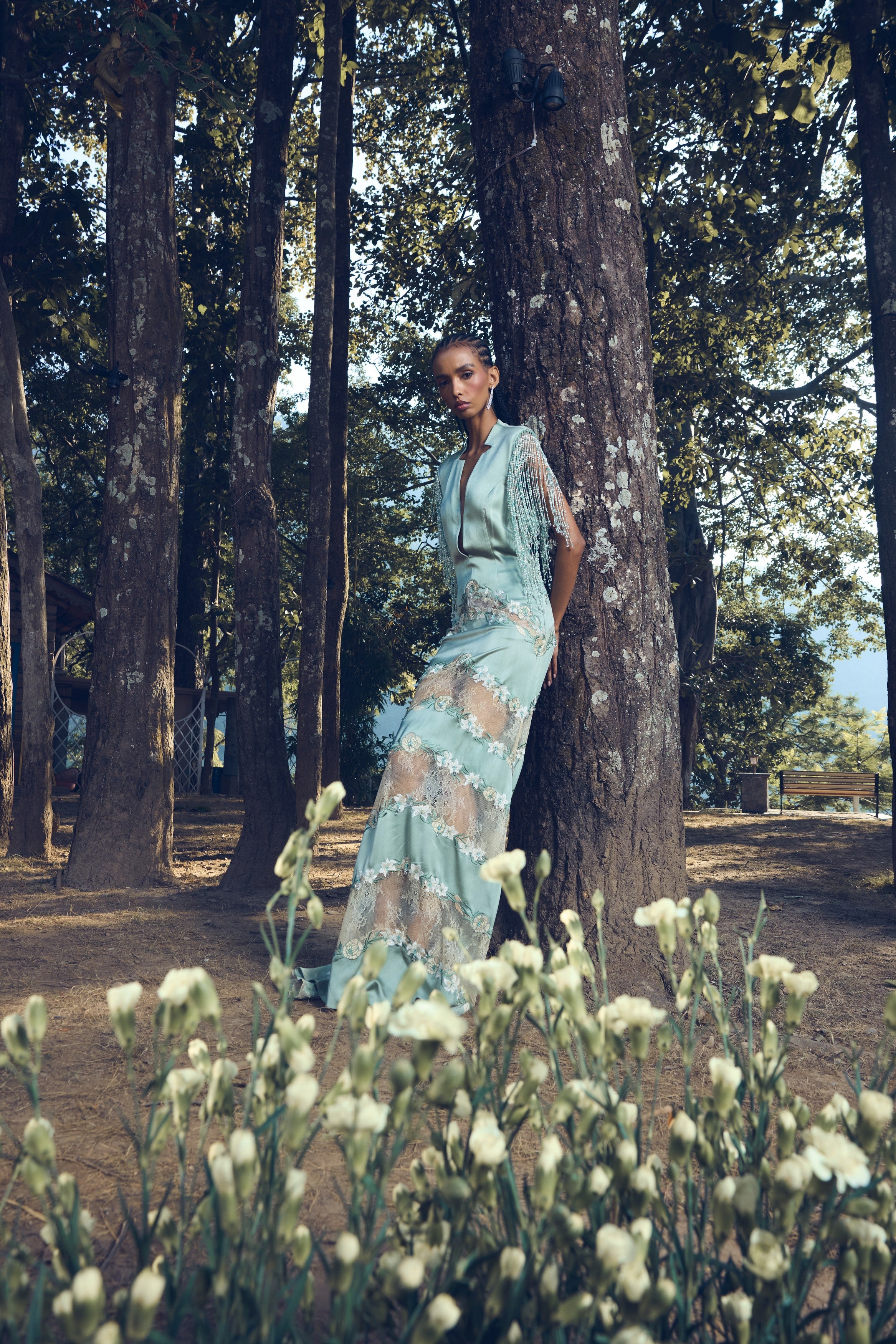 Sage Bloom Reverie Gown
