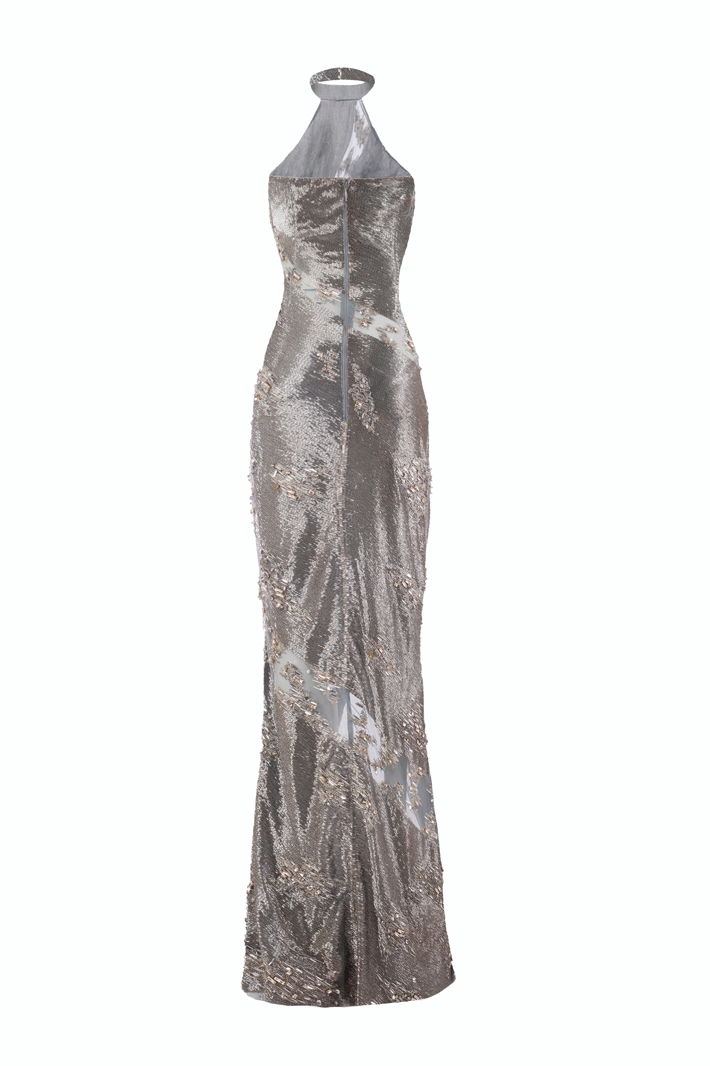Courtney Gilded Silver Dress