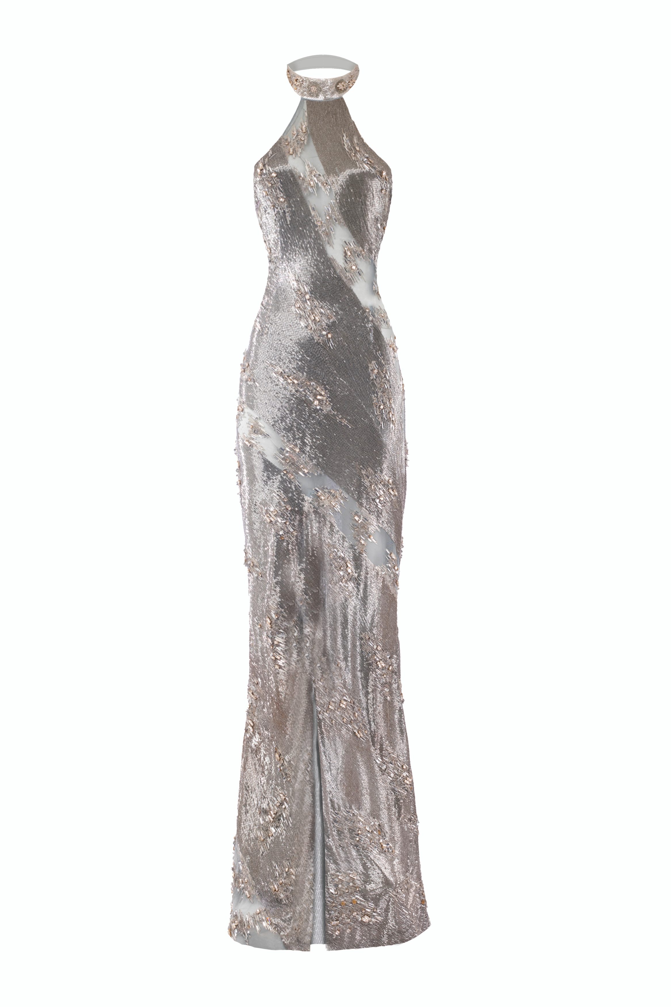 Courtney Gilded Silver Dress