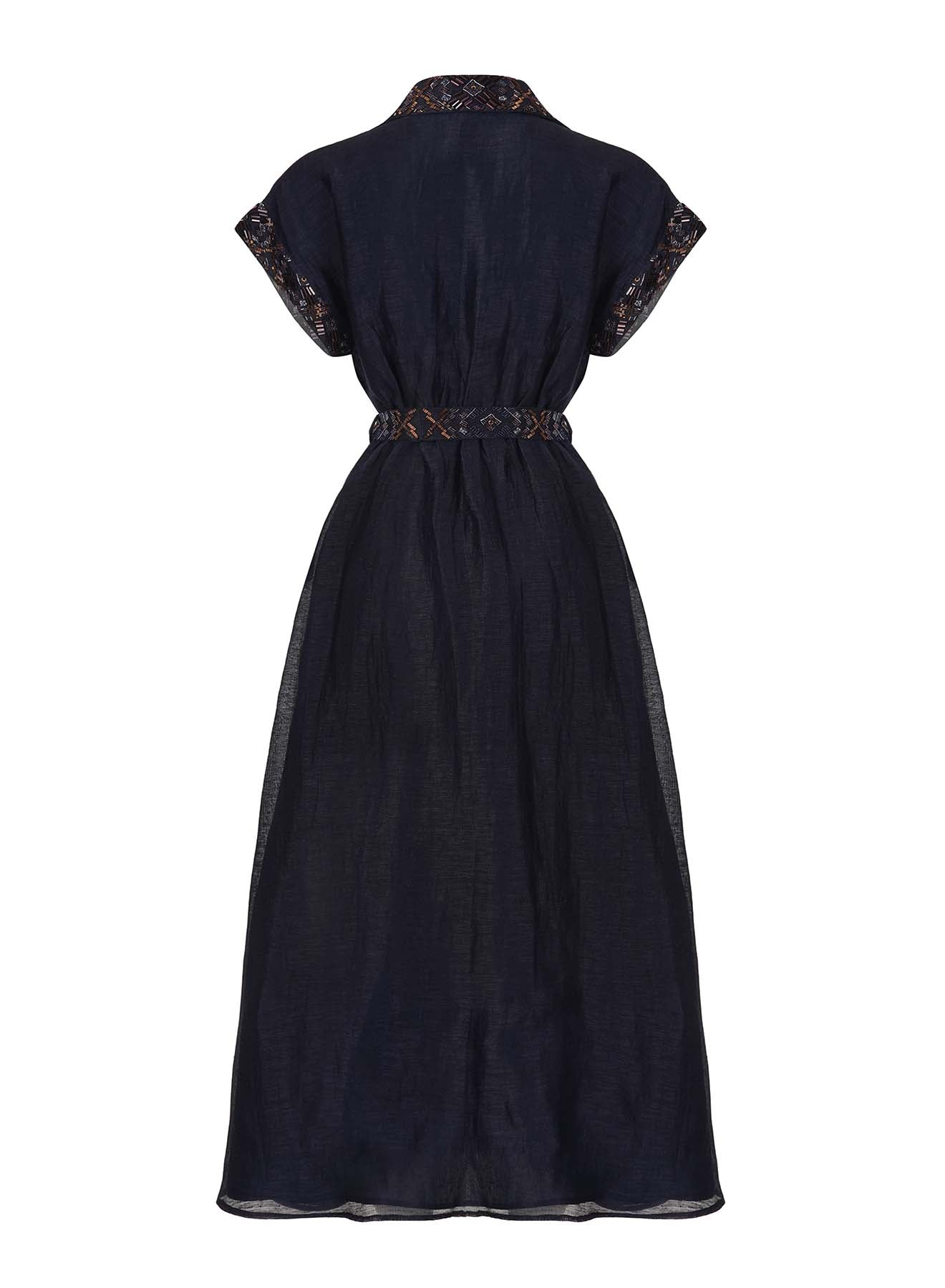 Dark Navy Shirt Dress