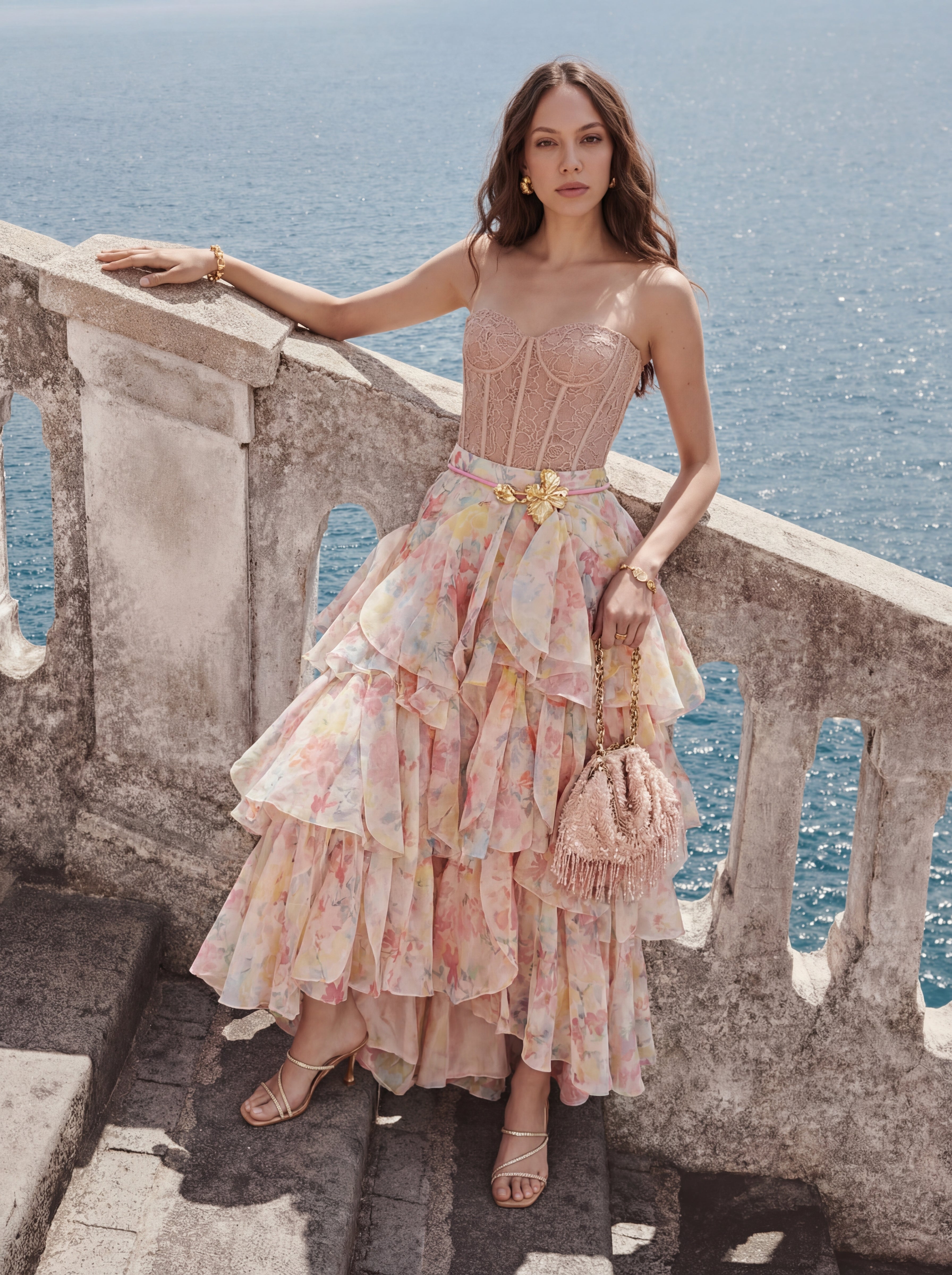 Elysian Pastel Pleasance Tier Skirt