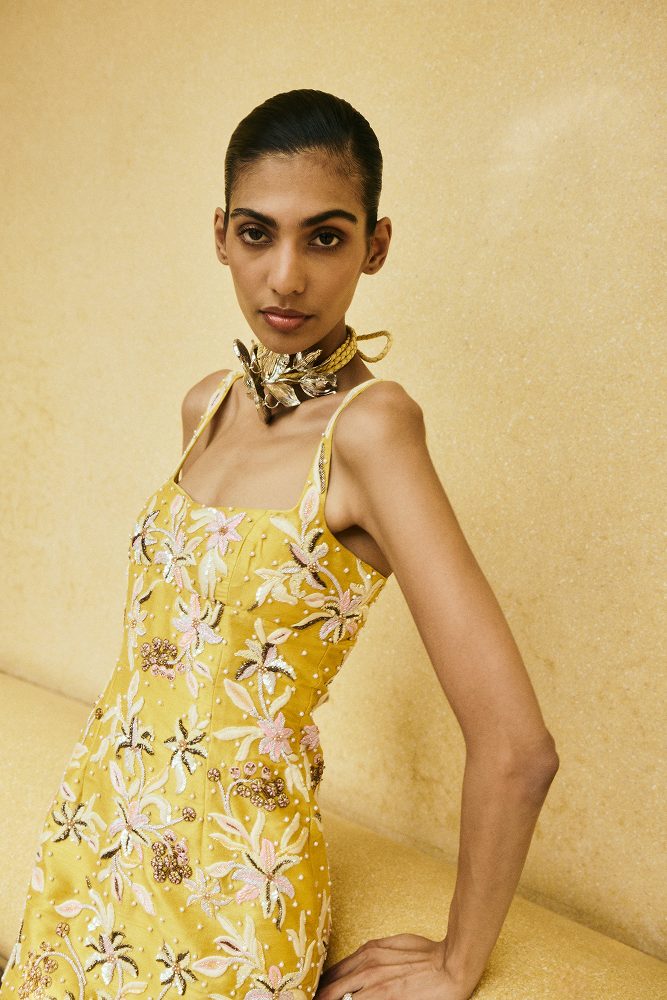 After-party mini dress designed for an elegant evening event mini dress look
