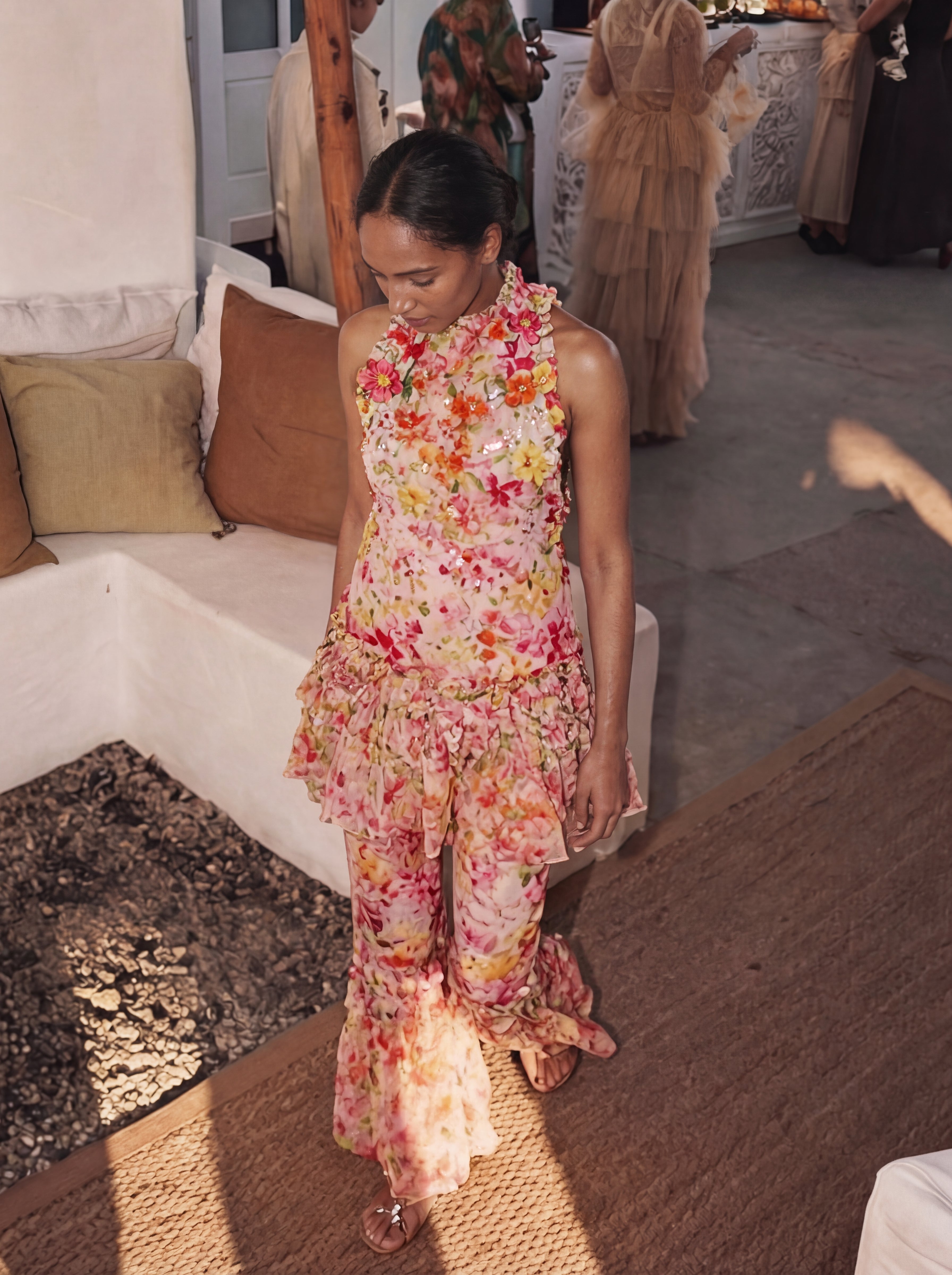 Genevieve’s Ruffled Parterre Pants