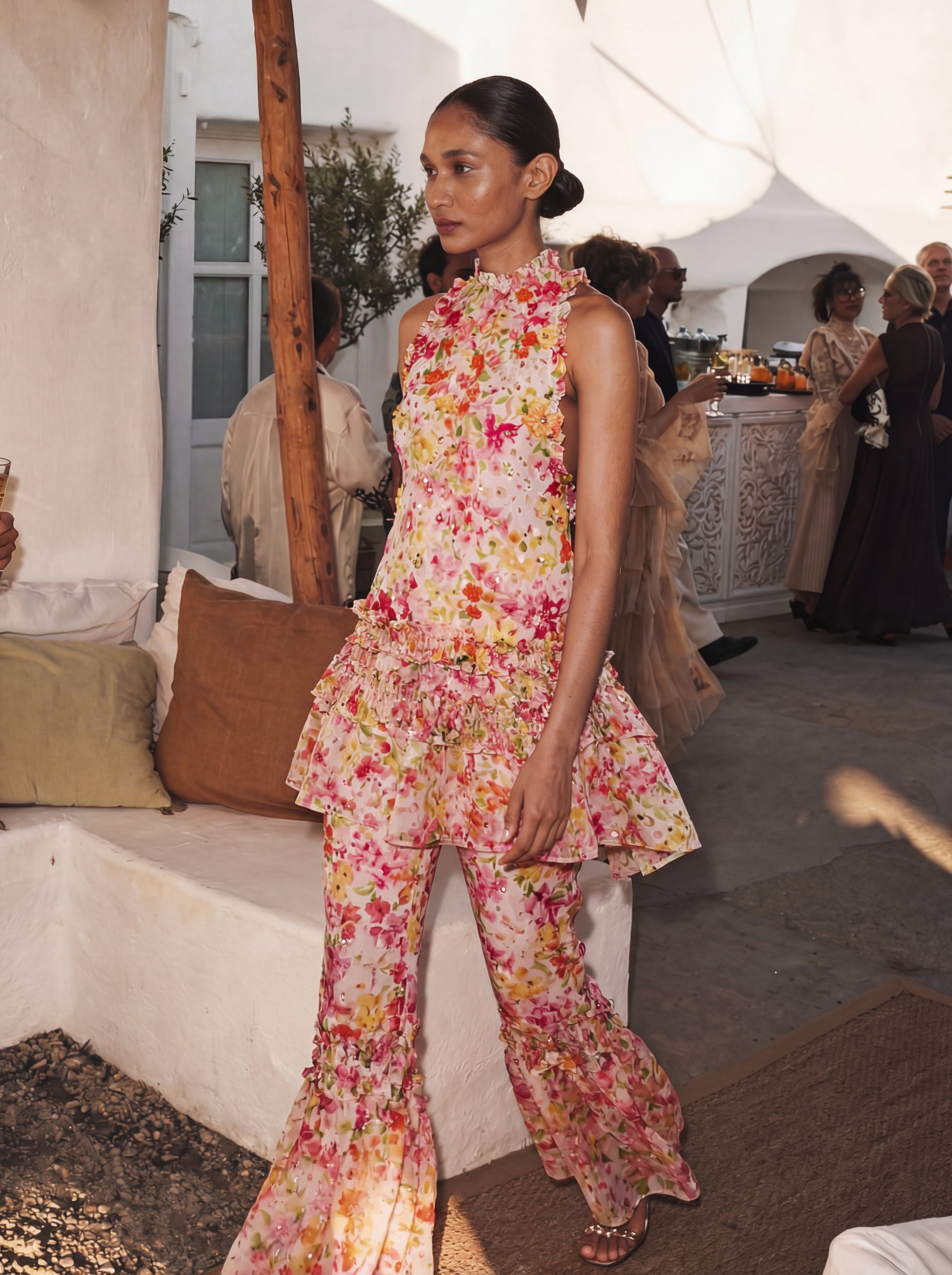 Genevieve’s Ruffled Parterre Pants