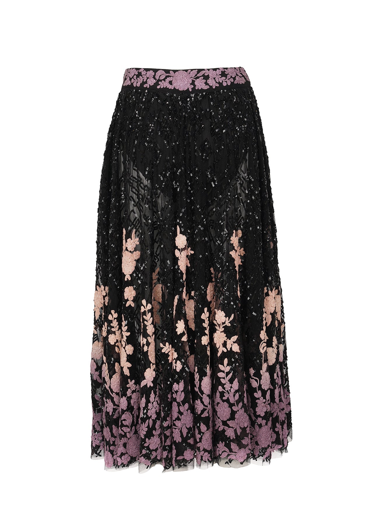 Gwen Ombre Embellished Skirt