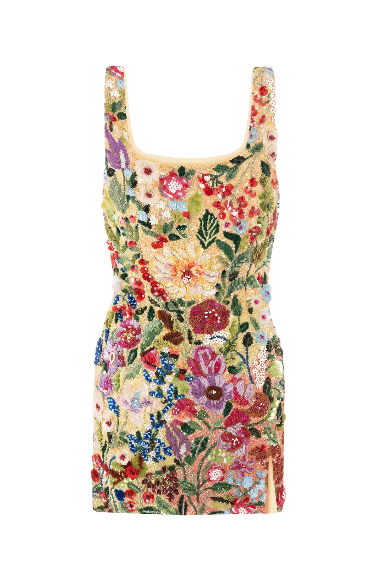 Sunlit Embellished Mini Dress