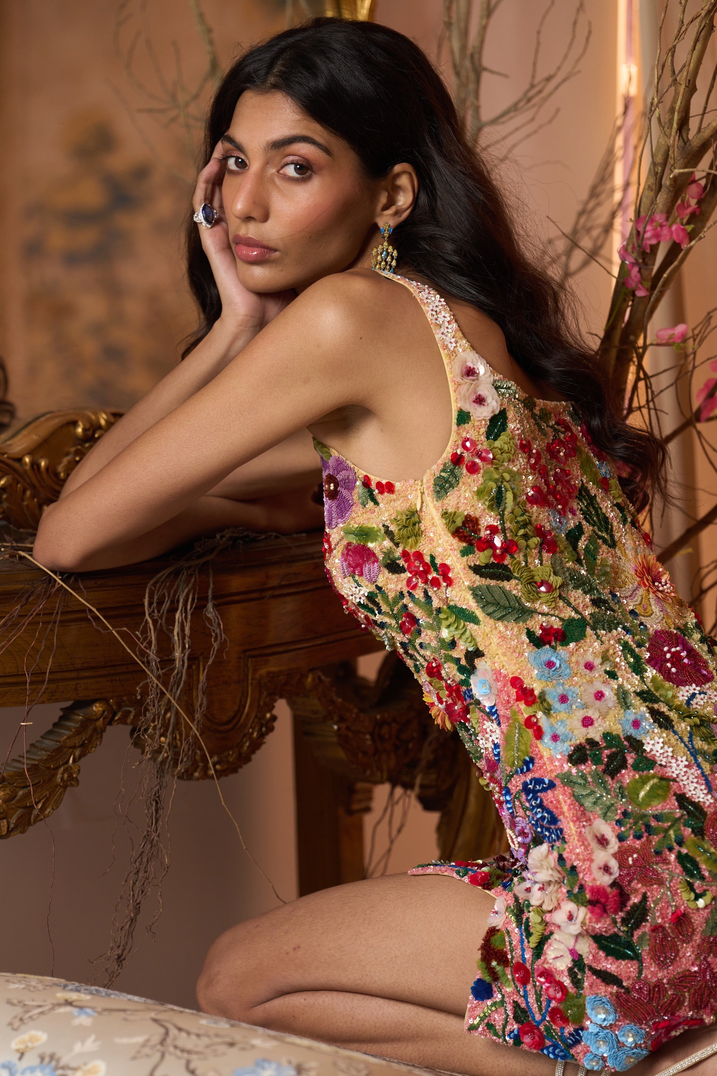 Botanical Symphony Mini Dress