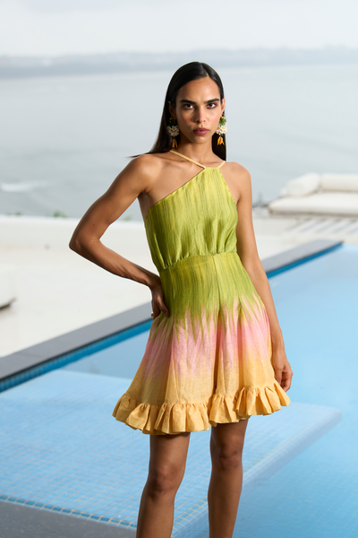 Sunset Glow Ombre Dress Multicolor / 1X