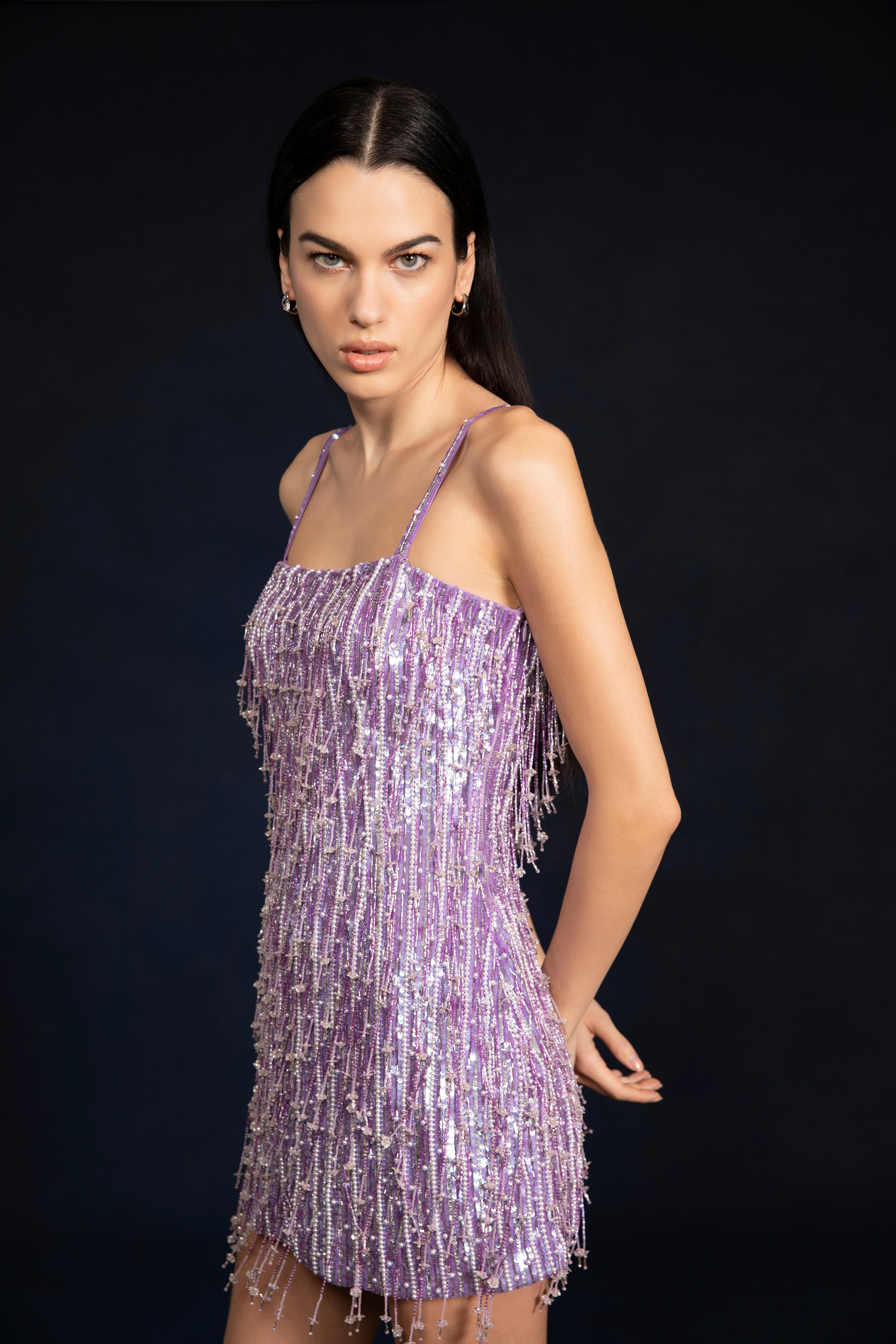 Lexi Orchid Dazzle Mini Dress