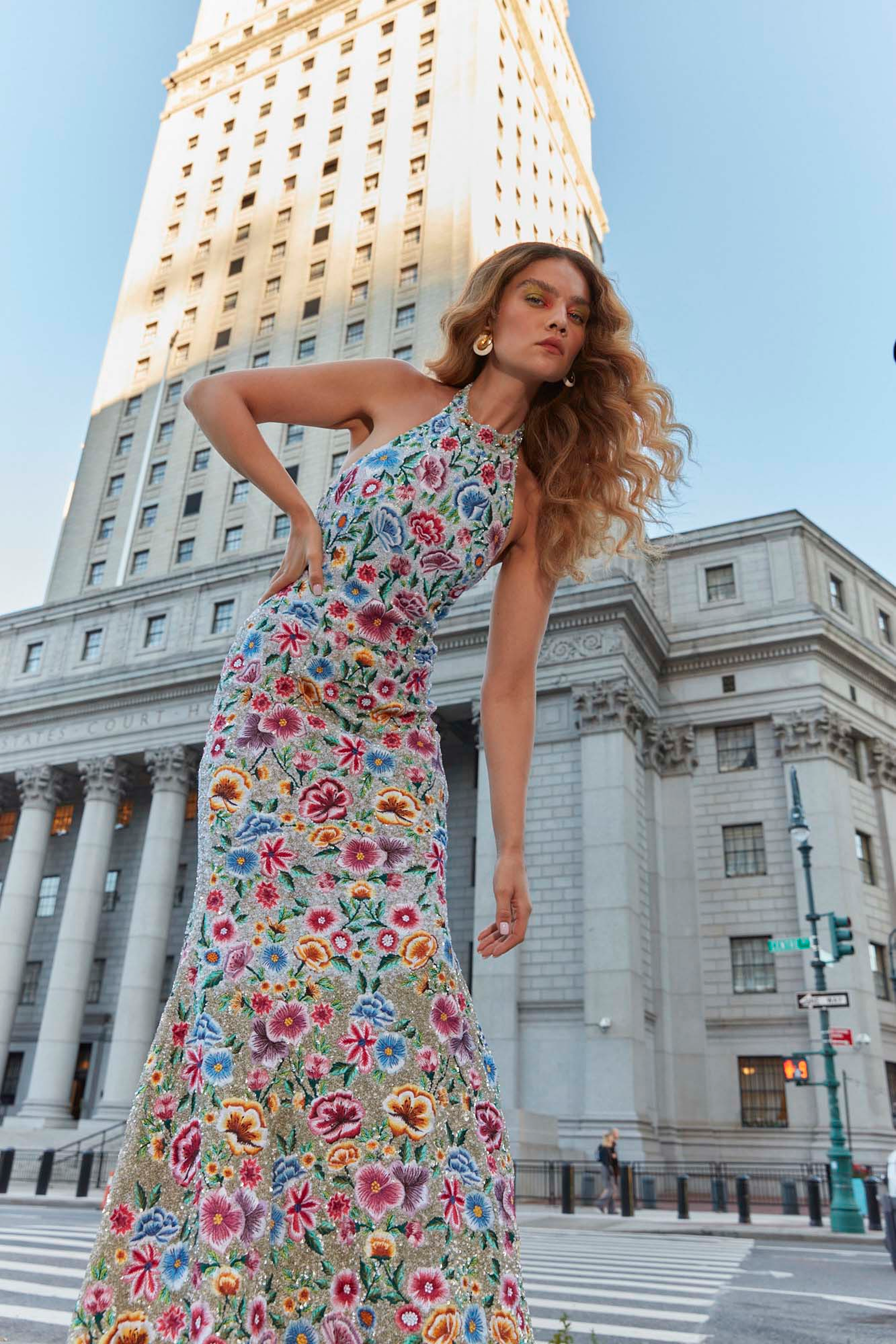 Seraphina Opal Blossom Gown