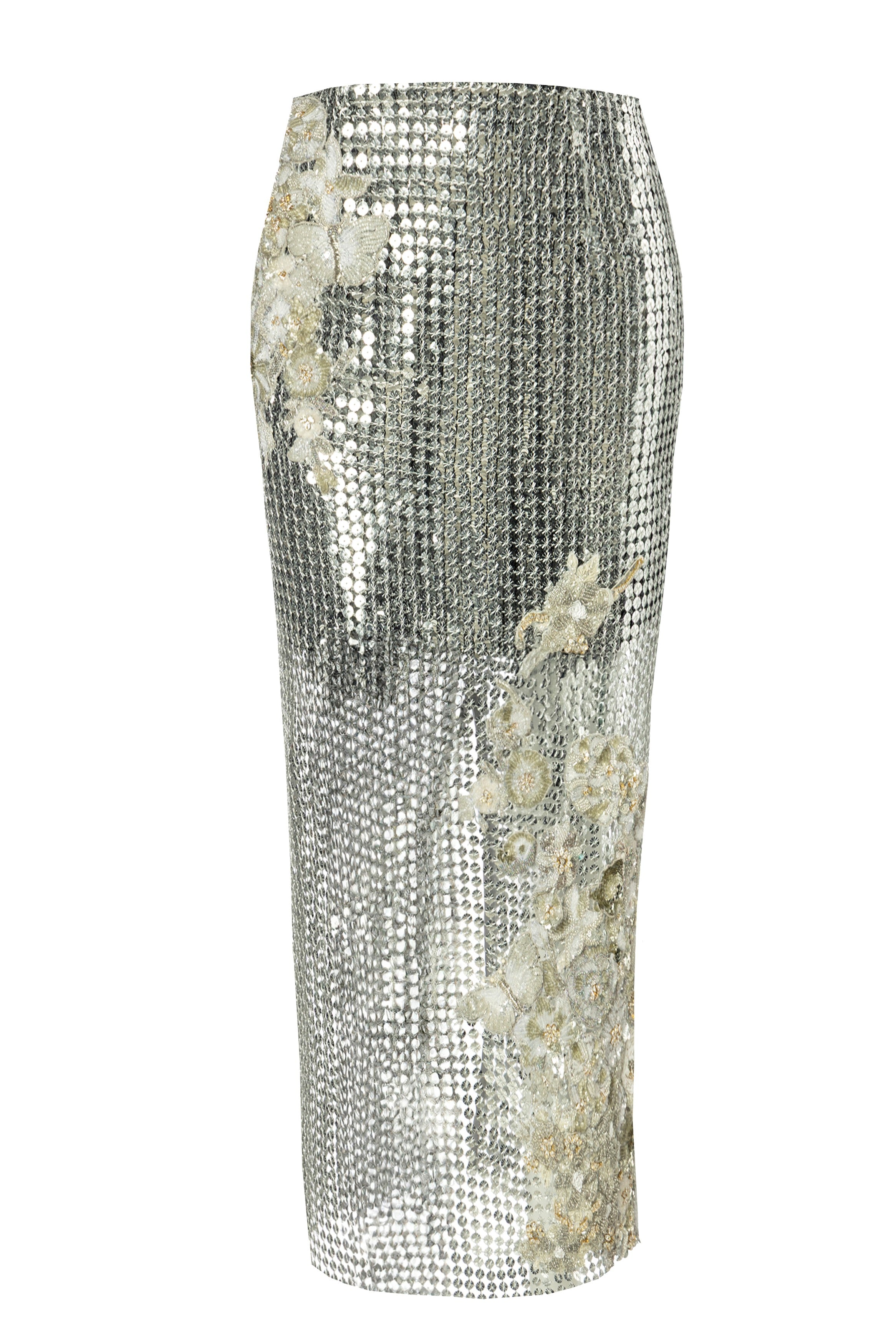 Silver Ice Weave Skirt
