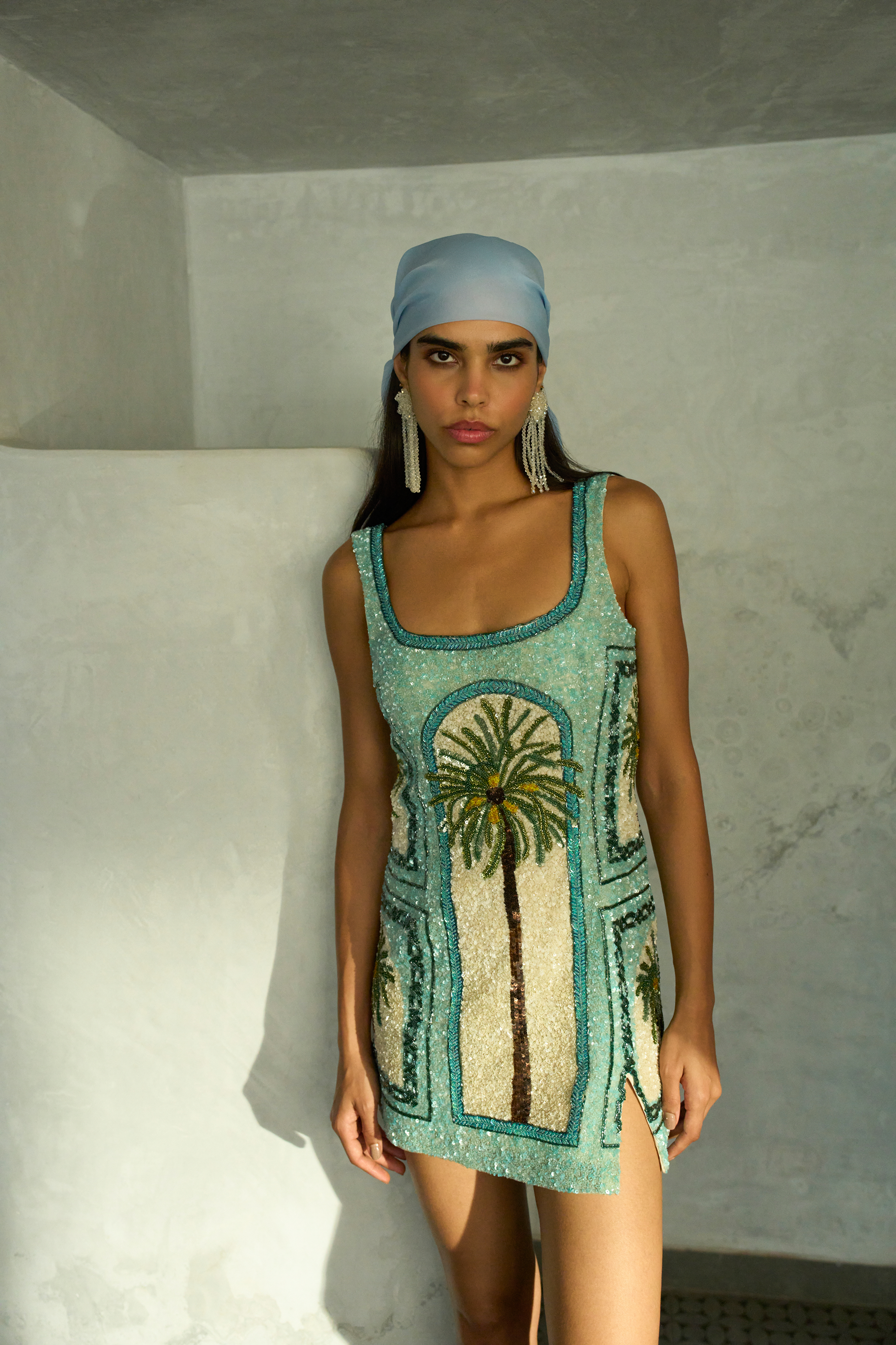 Palm Jumeirah Embroidered Dress Multicolor / Xs Palm Jumeirah Embroidered Dress Multicolor / Xs