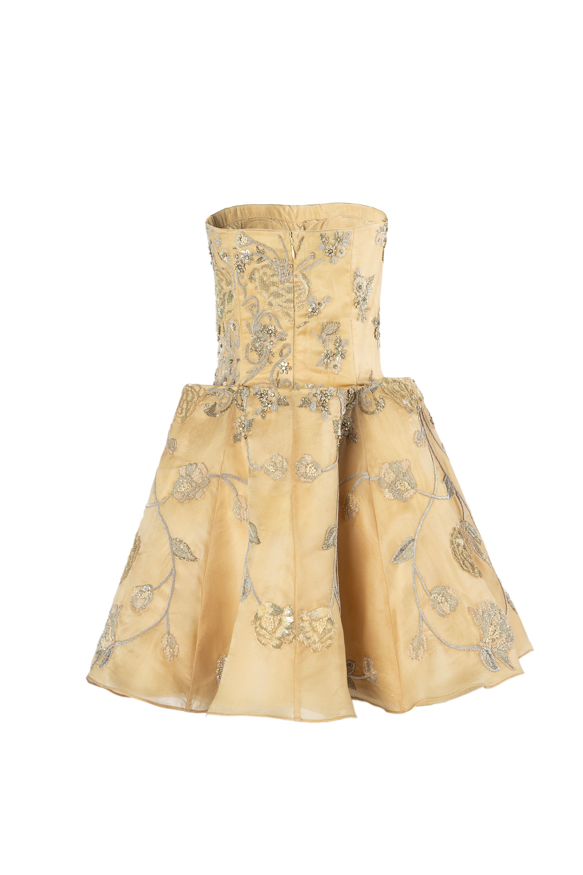 Gilded Fresco Of The Wild Rose Dress