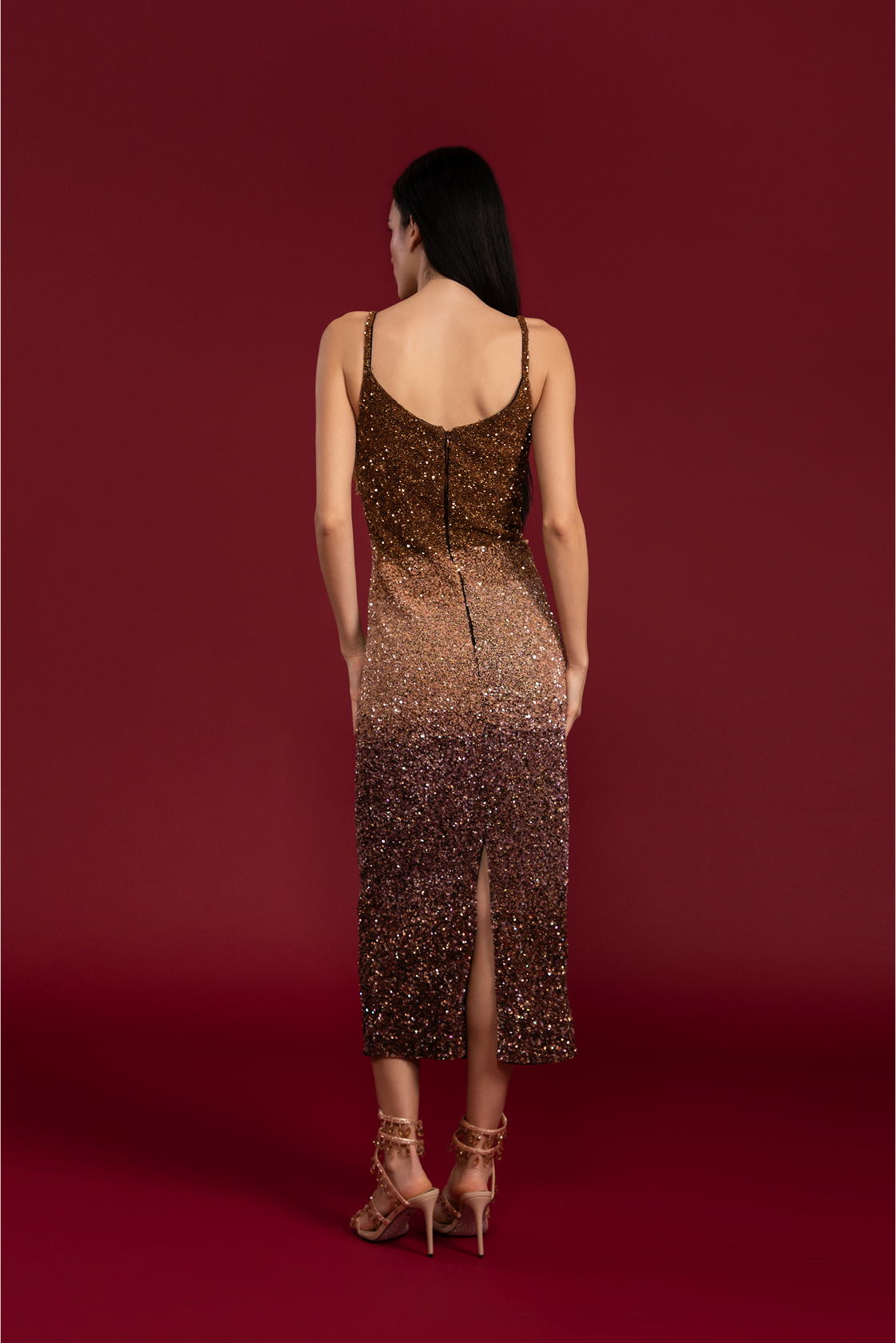 Alessia Sovereign Ombre Midi Dress