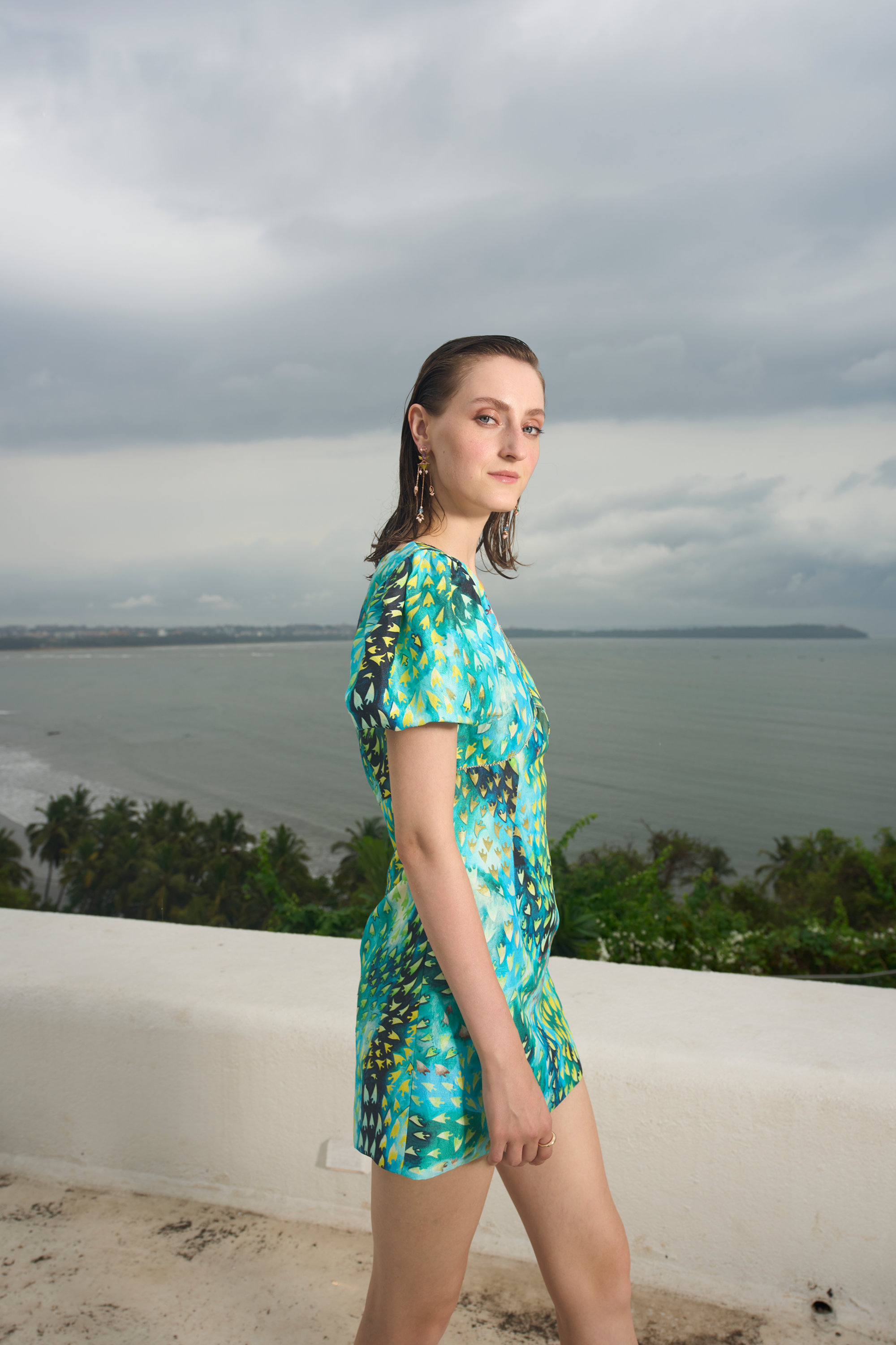 Flora Jungle Printed Mini Dress