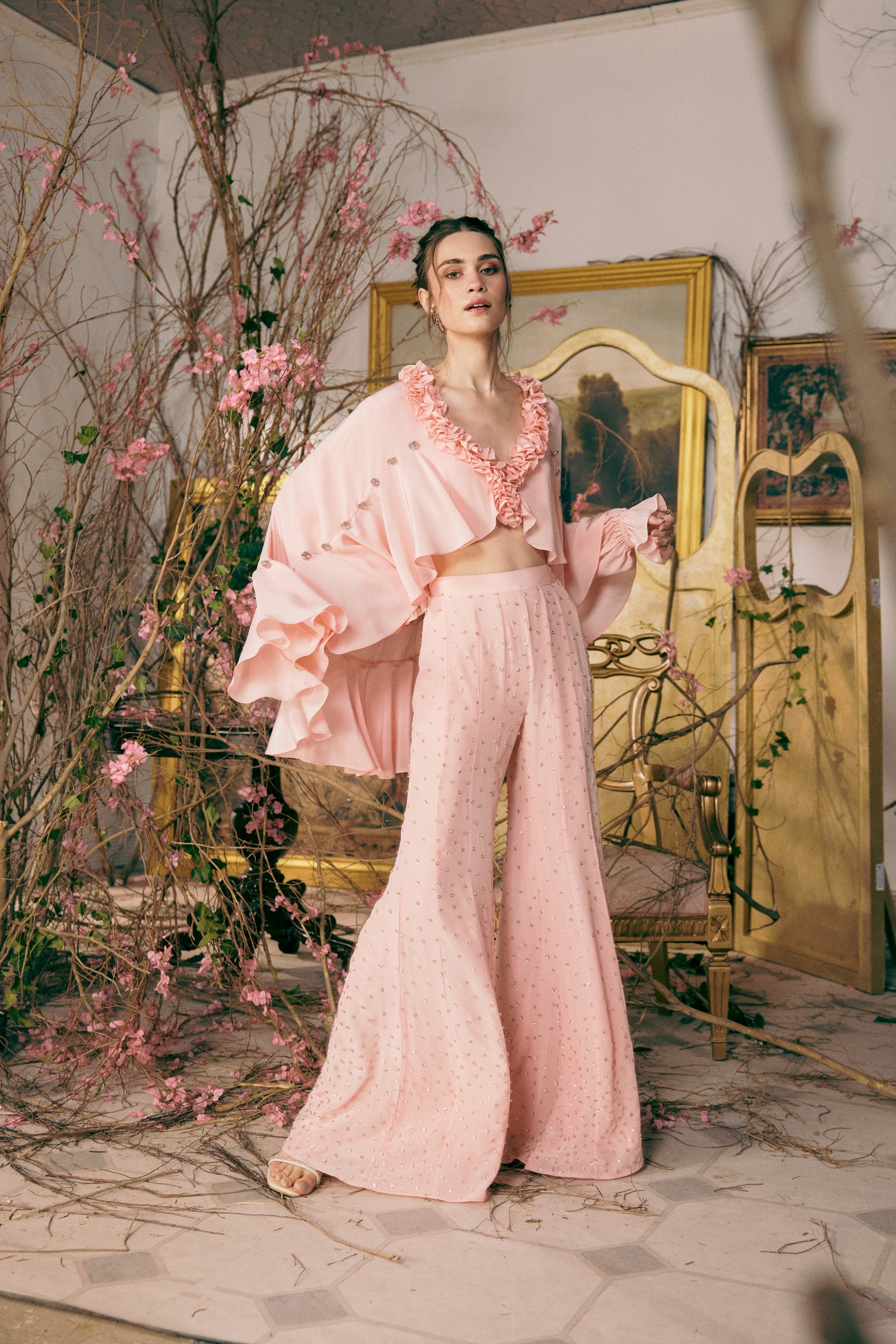 Enchanted Petal Pink Pants