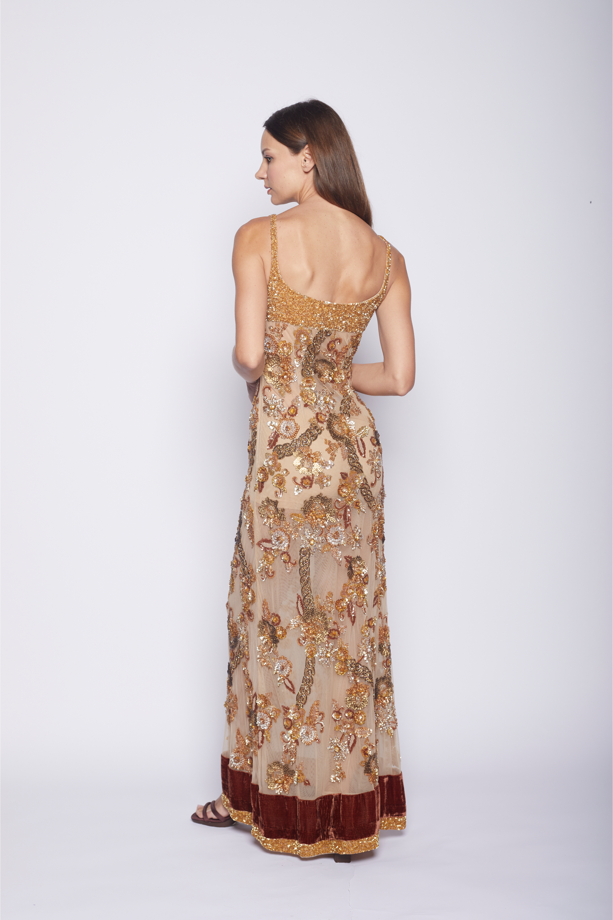 Talia Golden Allure Dress