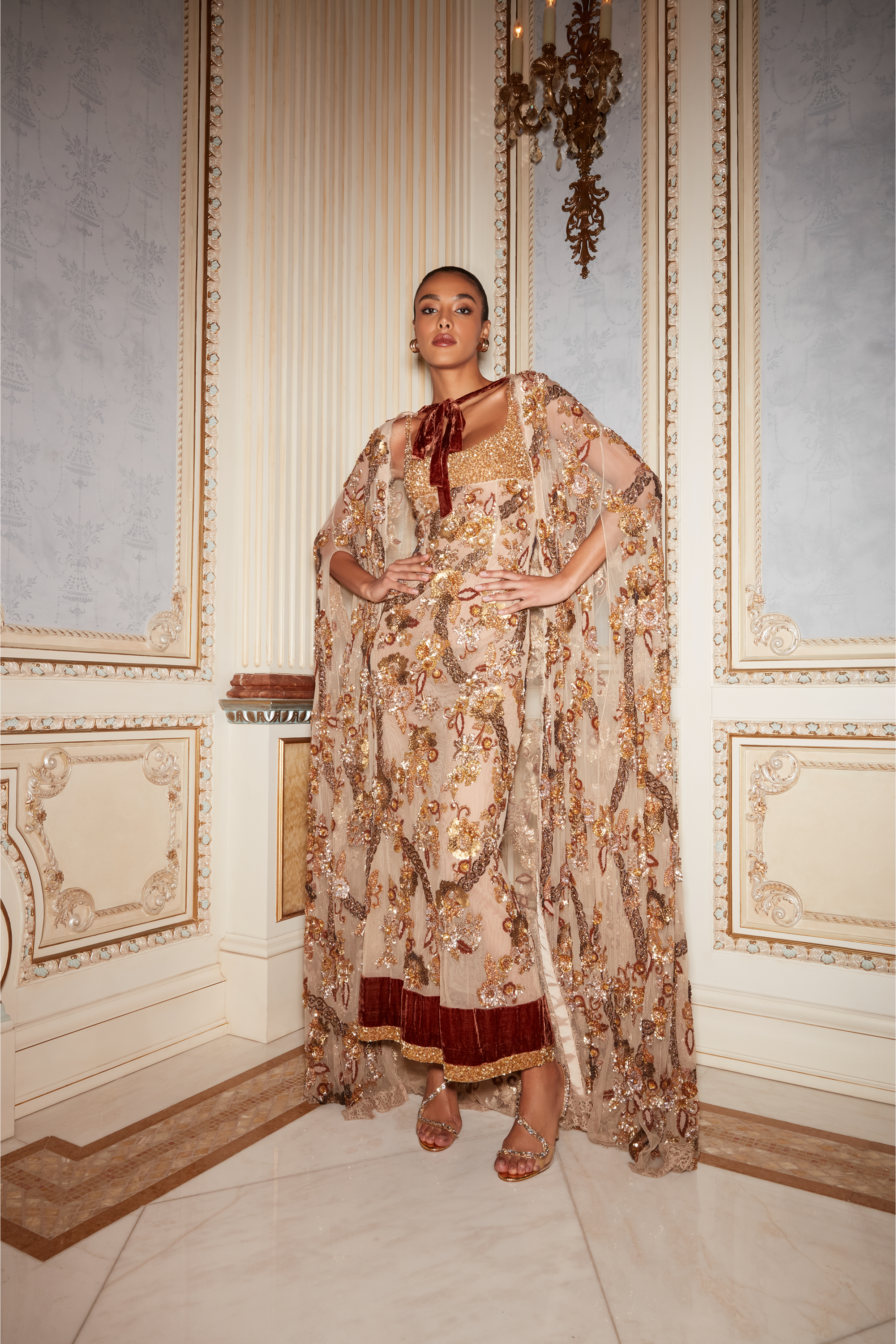 Talia Golden Allure Dress