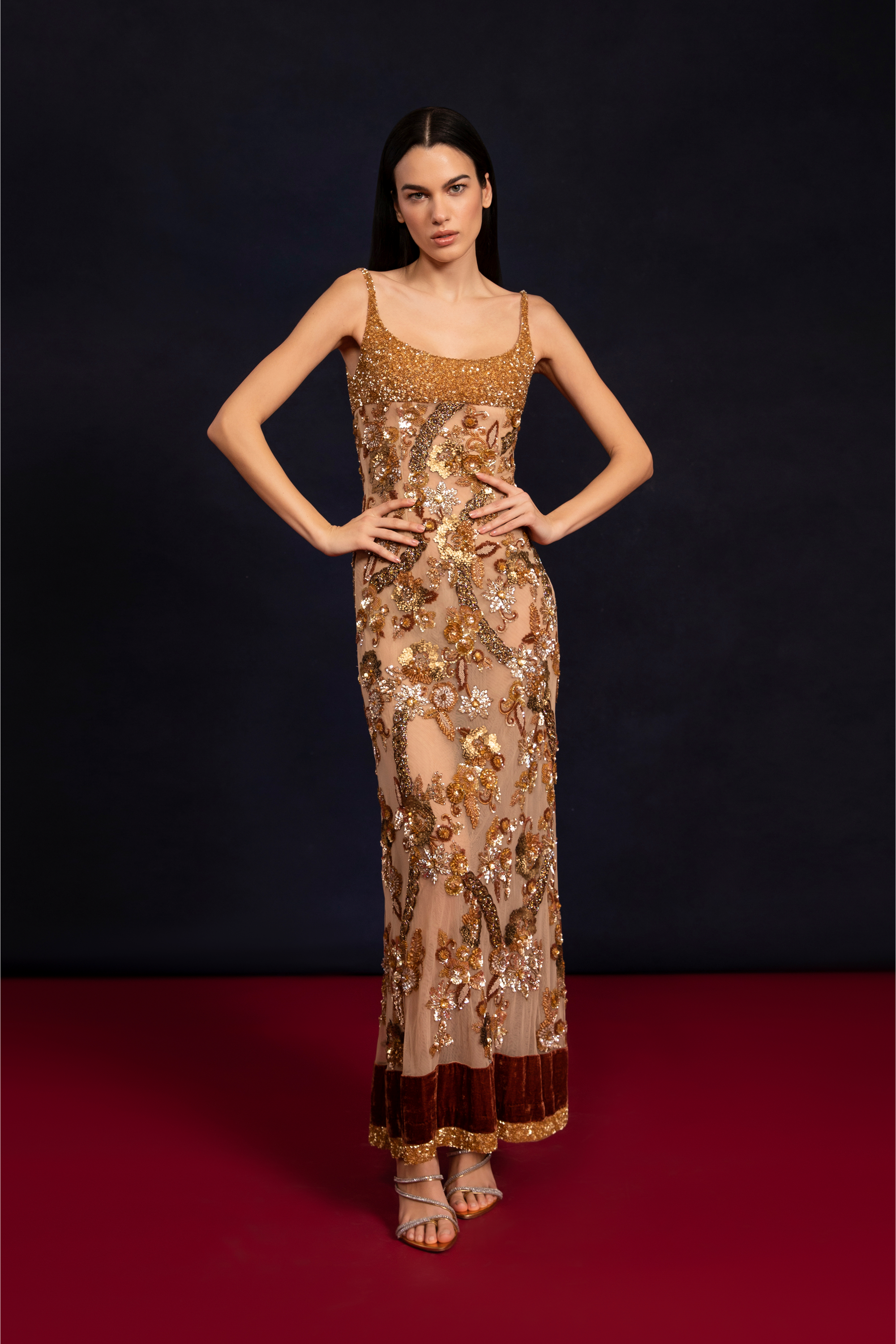 Talia Golden Allure Dress