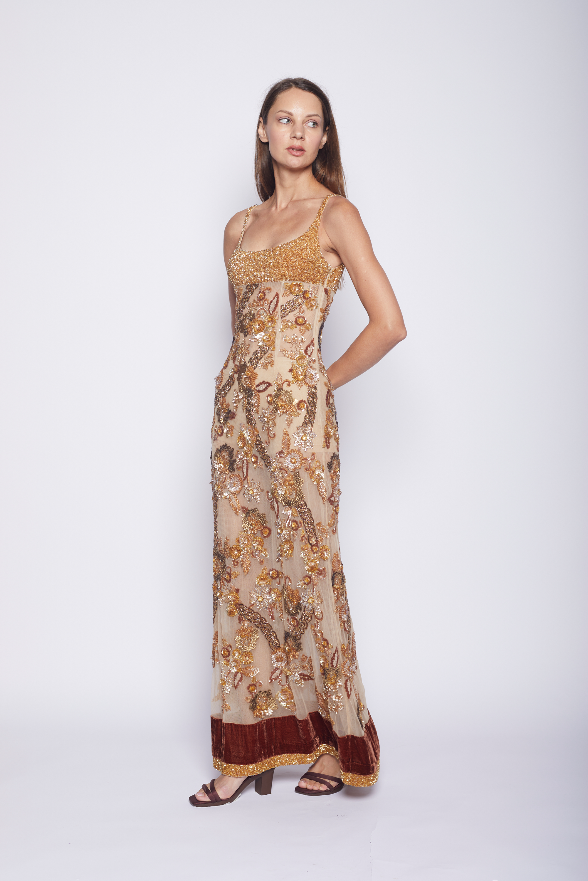 Talia Golden Allure Dress