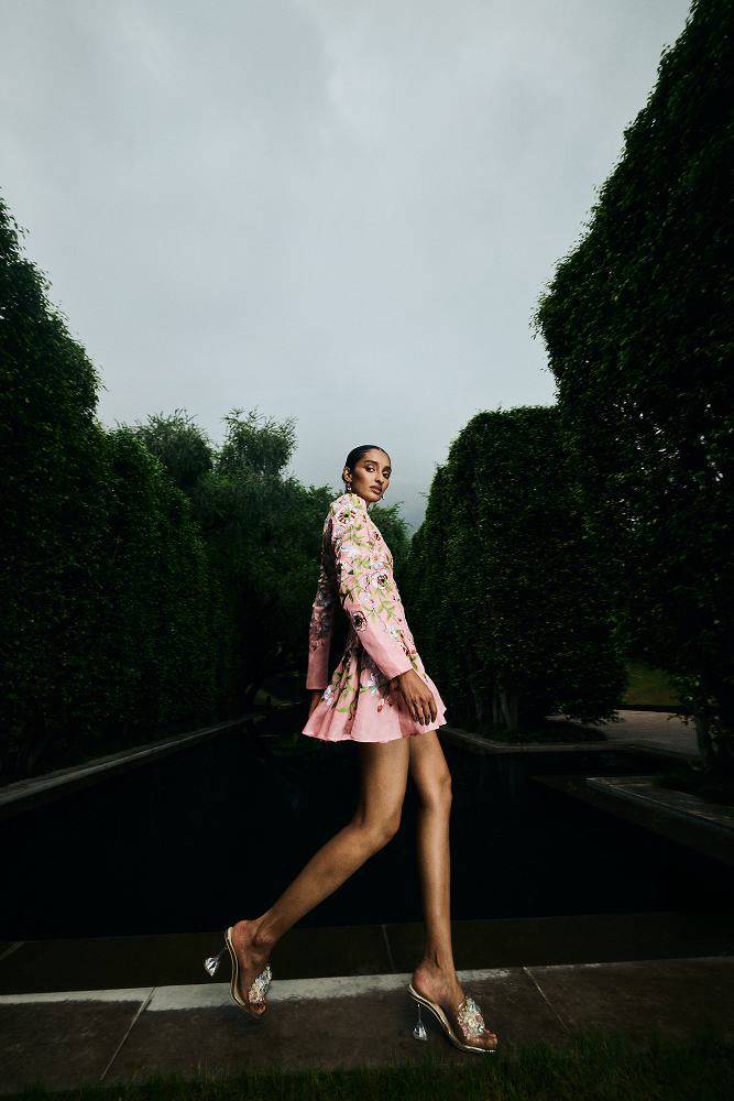 Wedding Guest Fashion styled as a fit-and-flare mini dress
