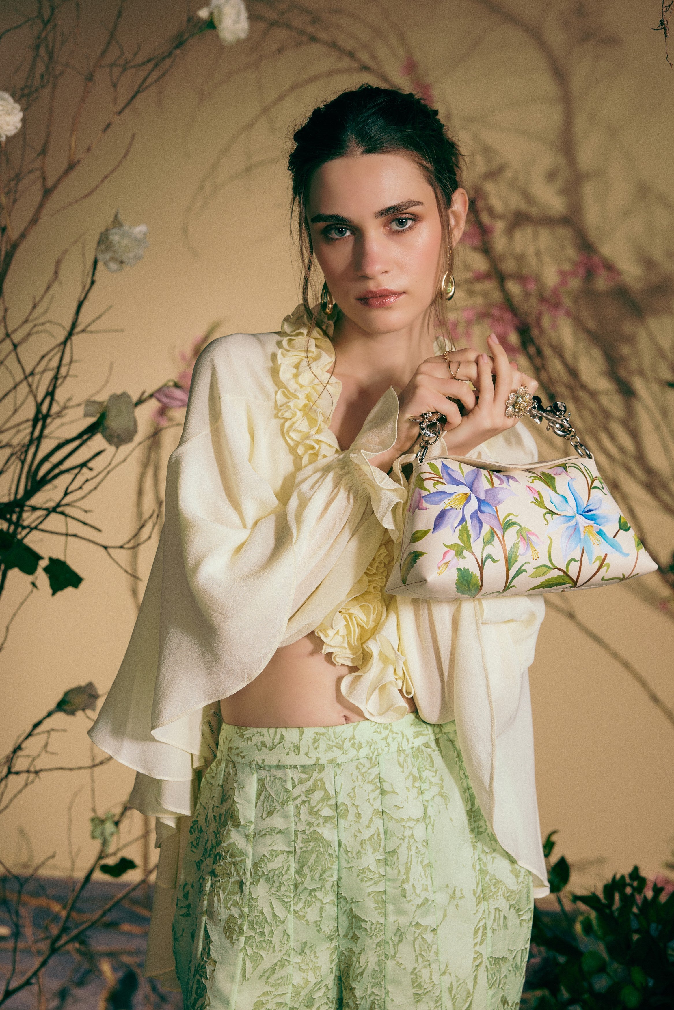 Soft Willow Ruffle Top