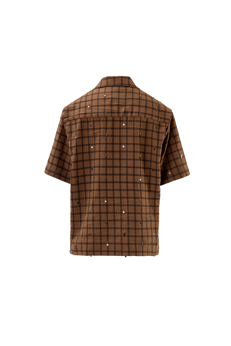 Mocha Grid Shirt