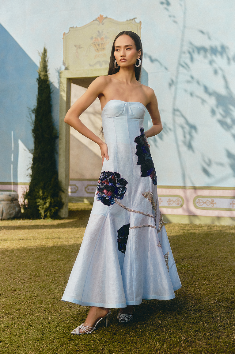 Crystal-Embellished Dress