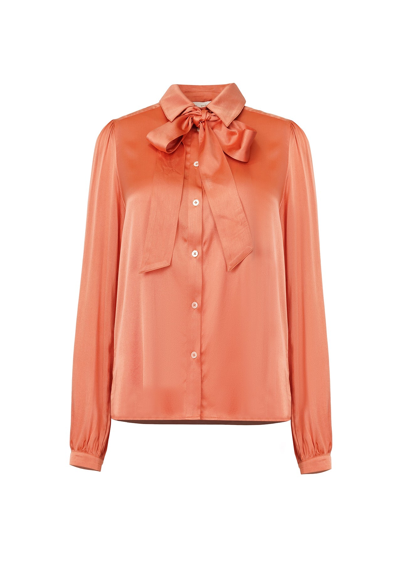 Peachy Satin Shirt