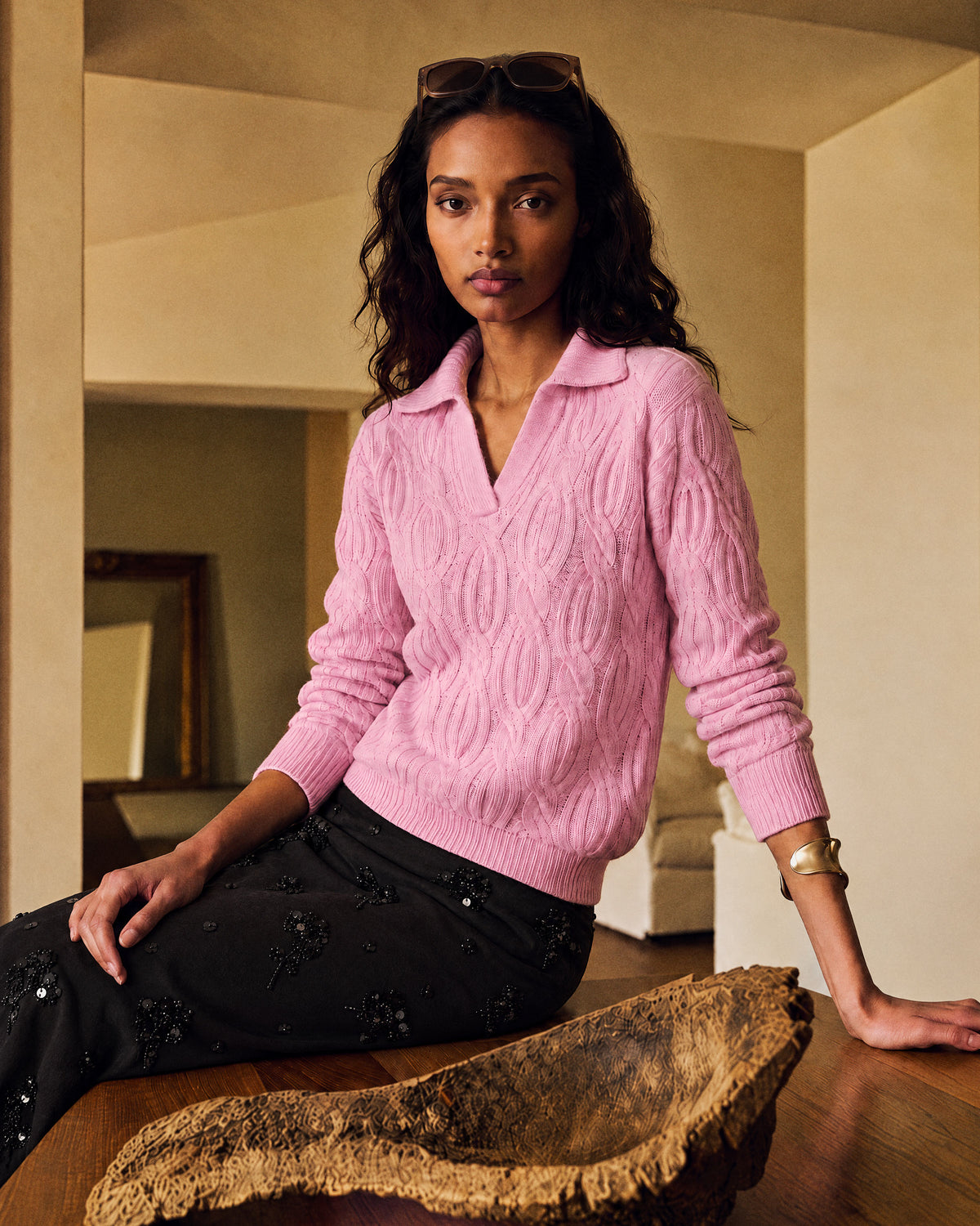 Pink Élan Sweater