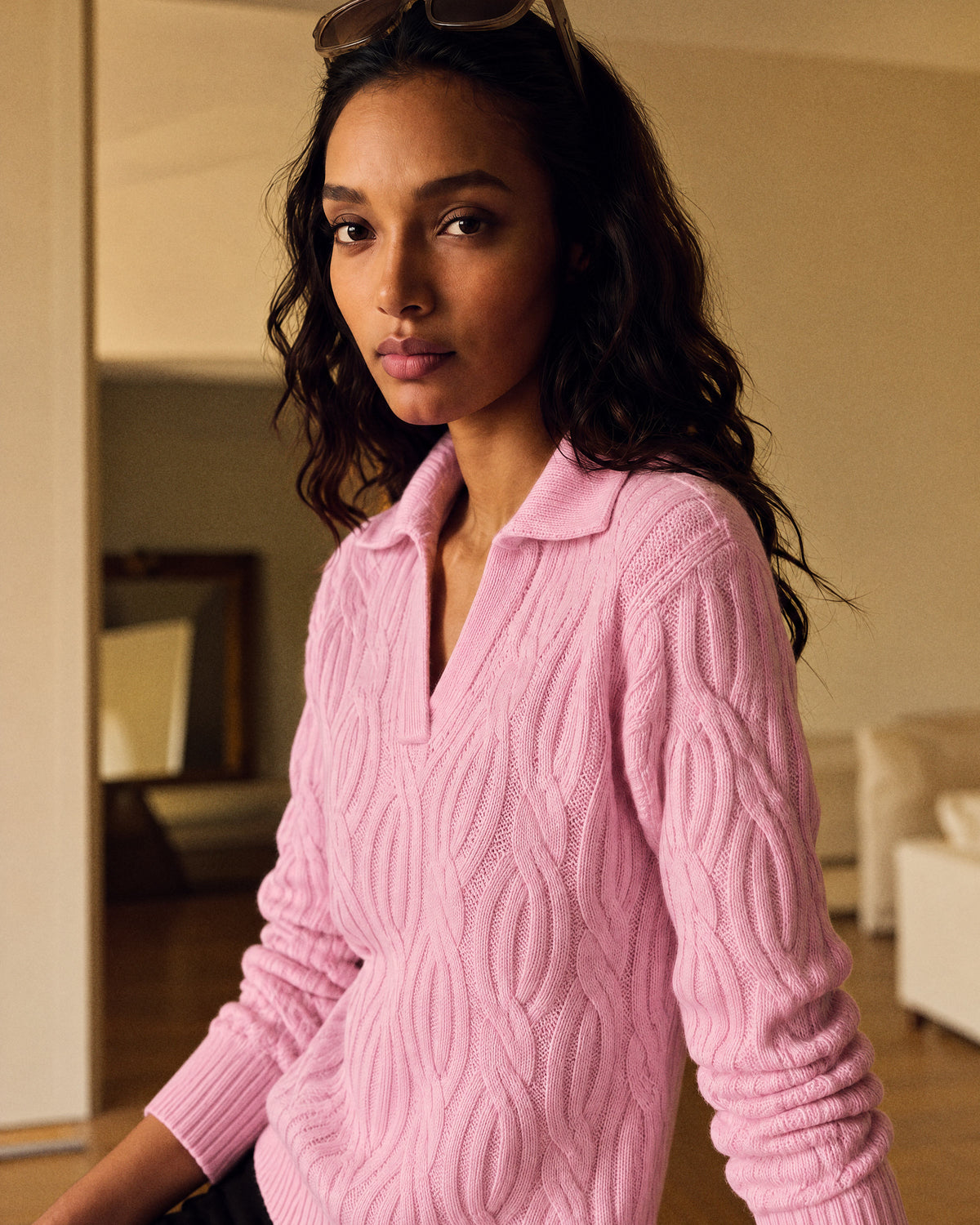 Pink Élan Sweater